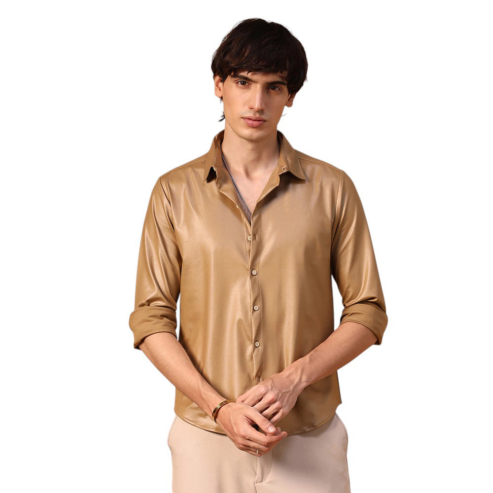 Solid Suede Shirt