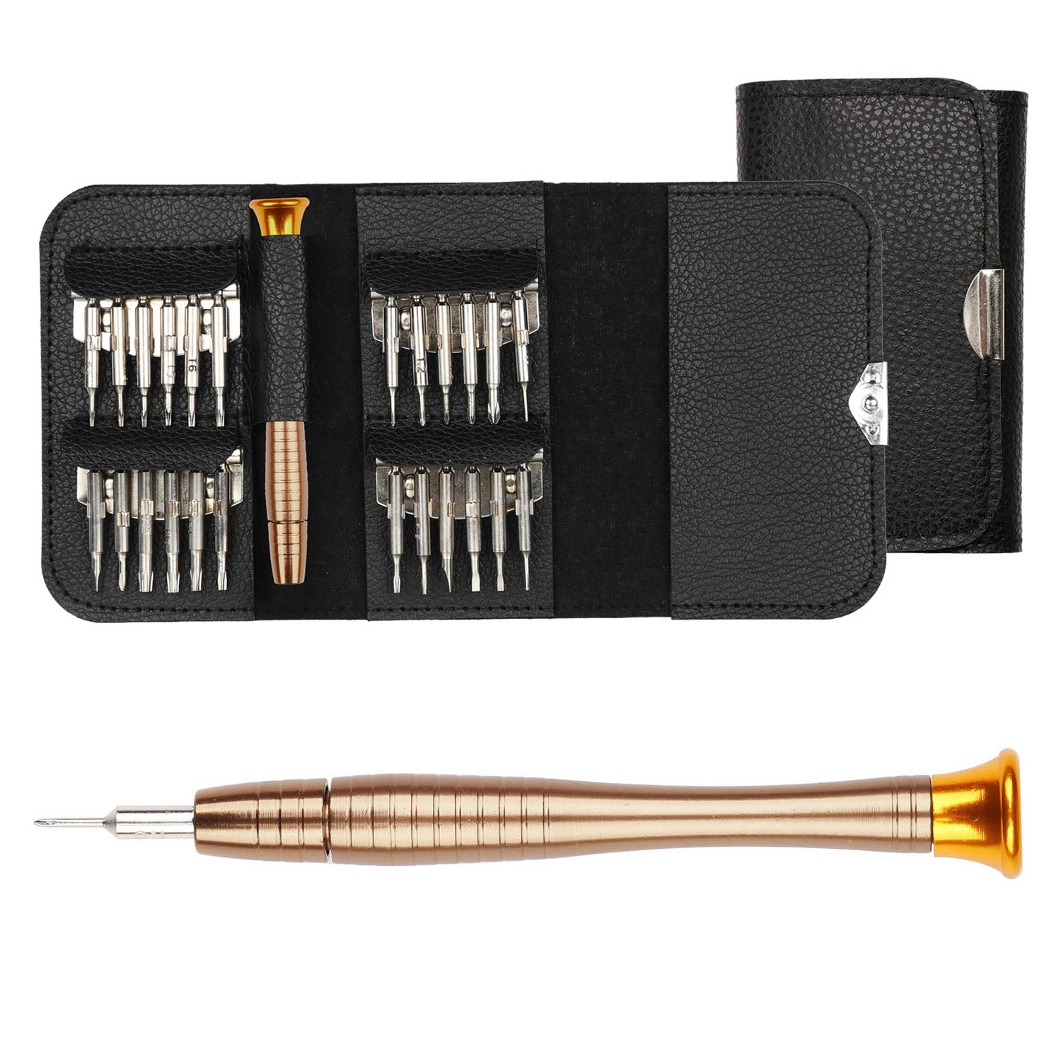 GBruno 25-in-1 Precision Screwdriver Wallet Kit
