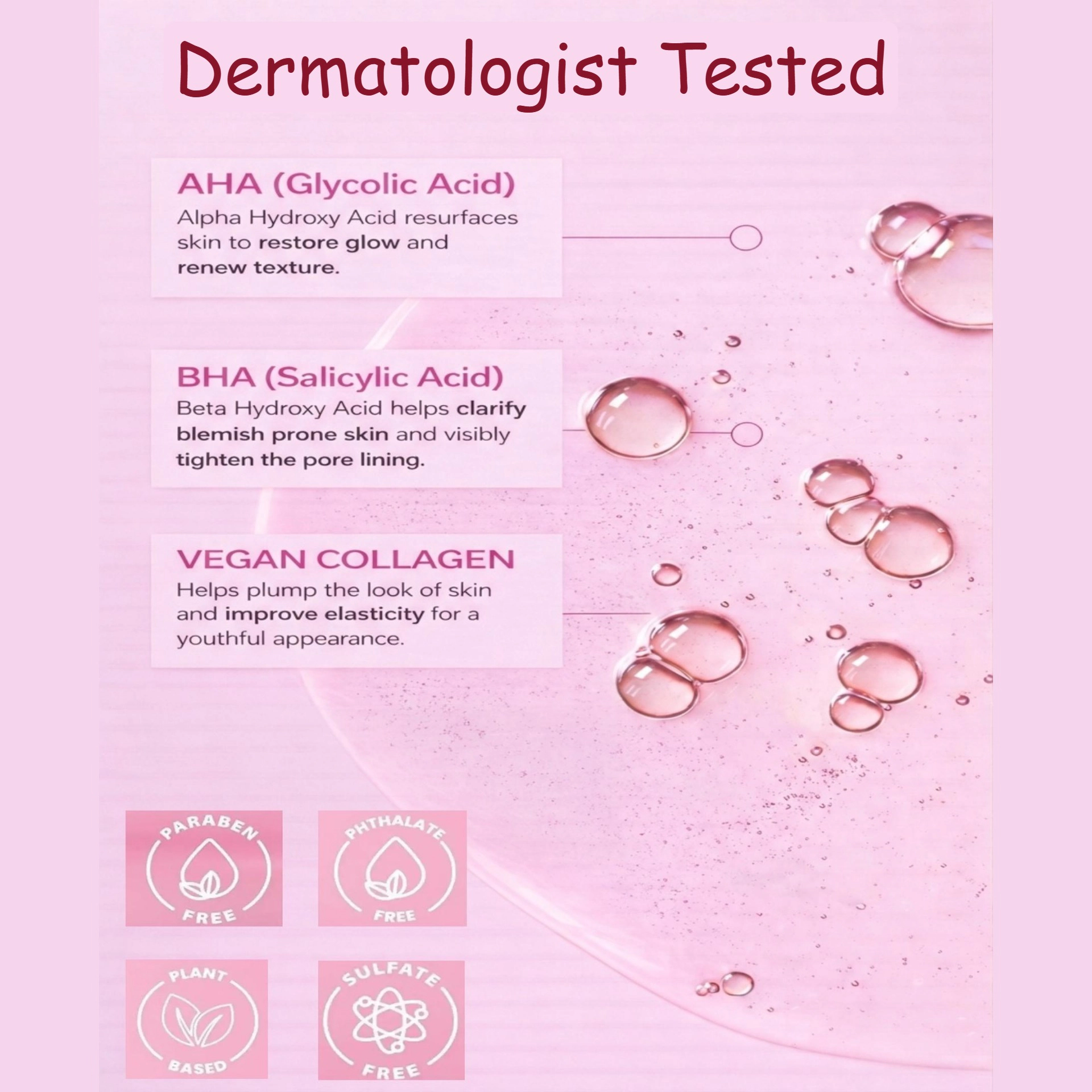 Lovery  Korean Beauty and Skincare Glass Skin Renewal Set with Collagen Hydrogel Masks and Multipurpose Toner Pads