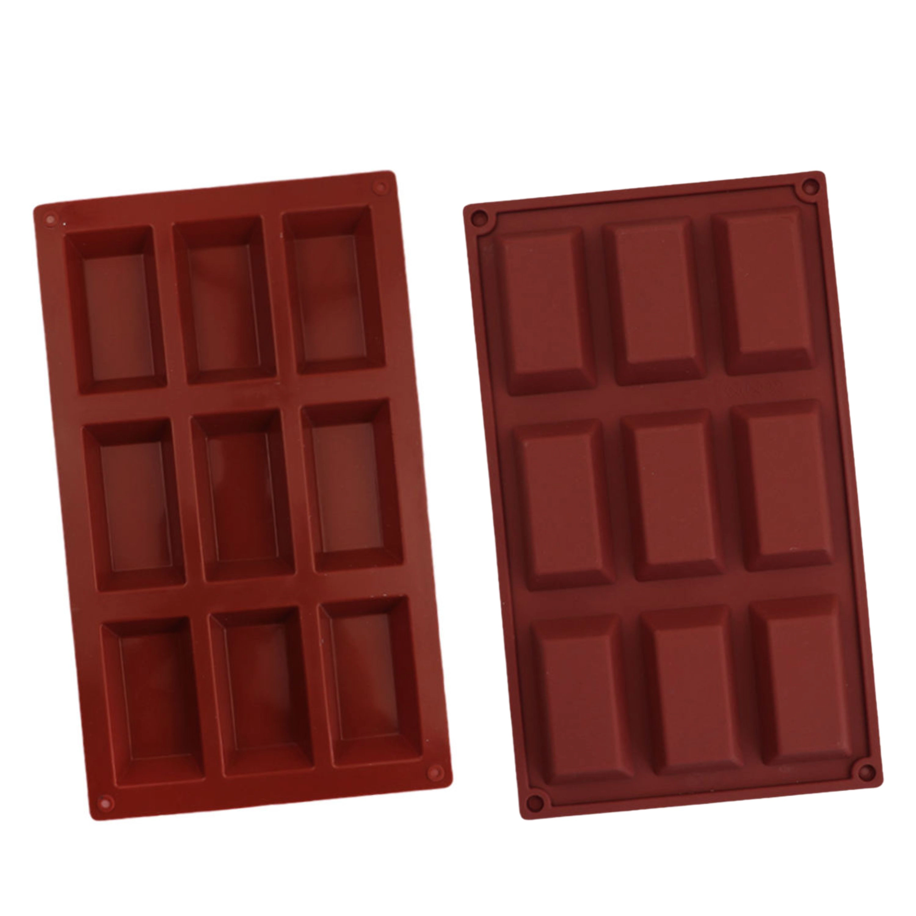 Kitcheniva 6.7 x 10.6 Inch Silicone Chocolate Bar Mold