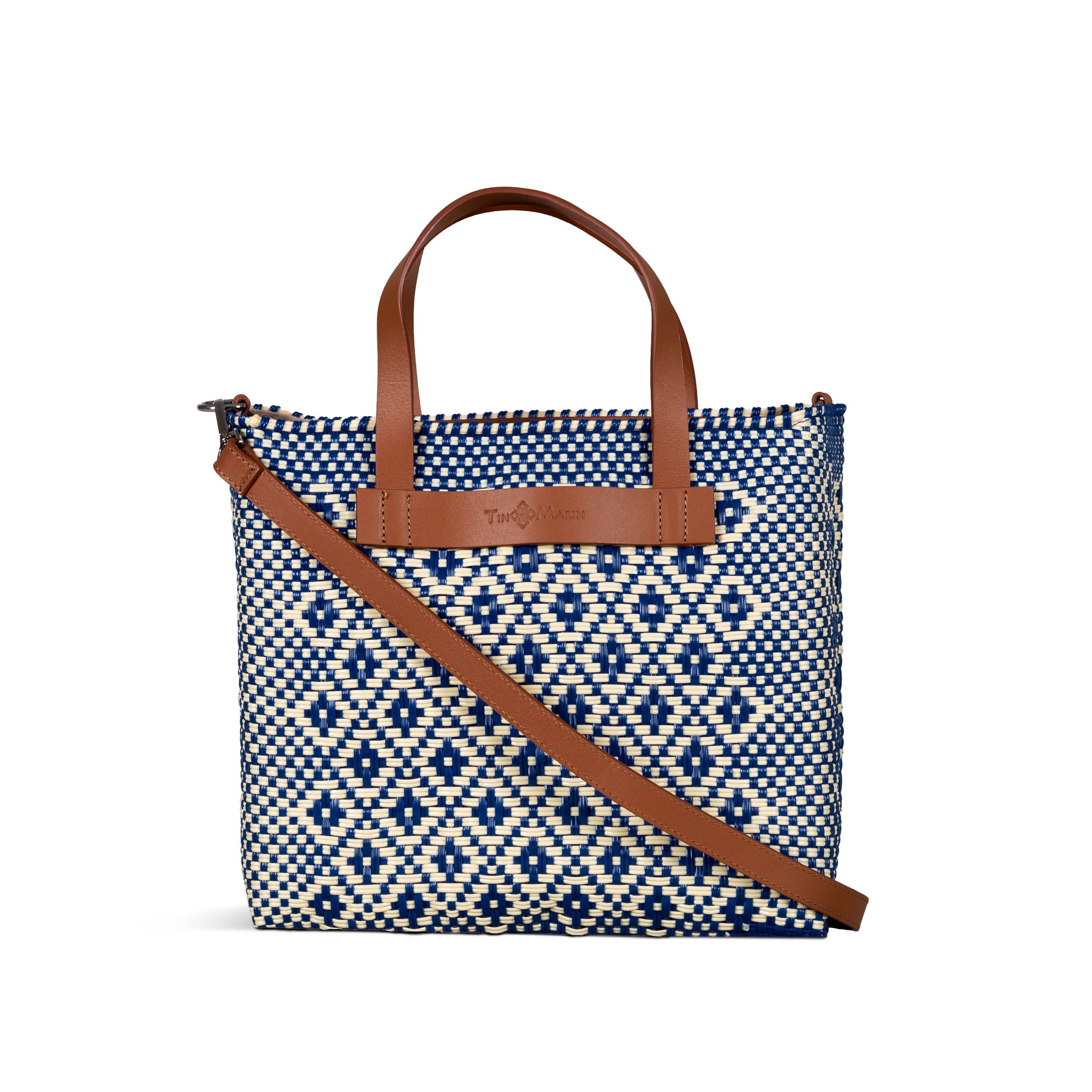 Tin Marin Mixte Woven Crossbody Bag