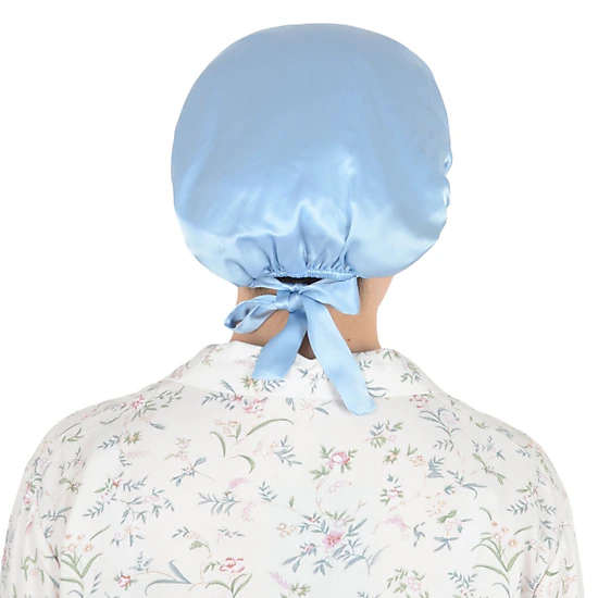 Anna-Kaci Women Satin Sleep Bonnet Adjustable Tie Back Hair Protection ...