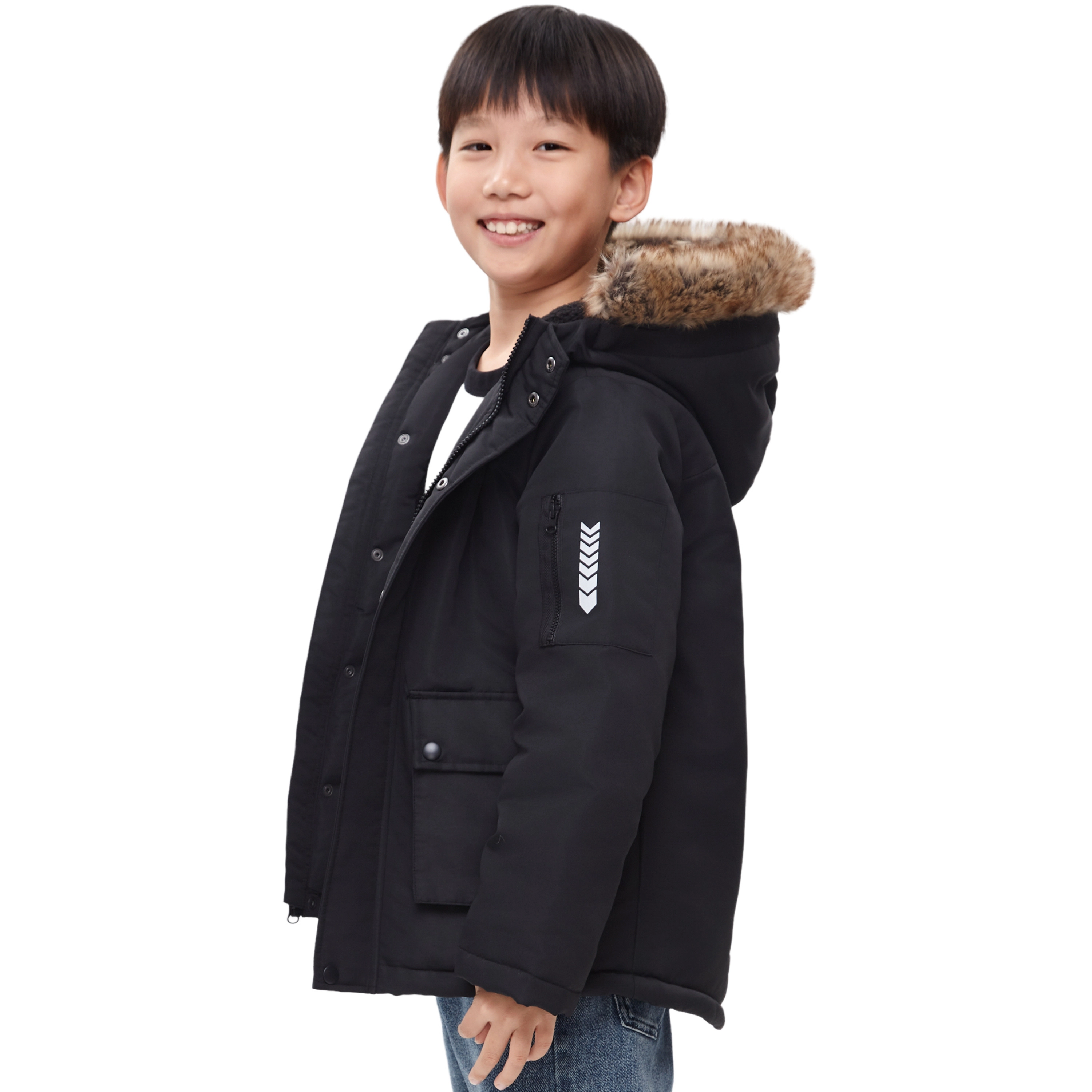 Rokka&Rolla Little & Big Kid Boys Heavyweight Parka