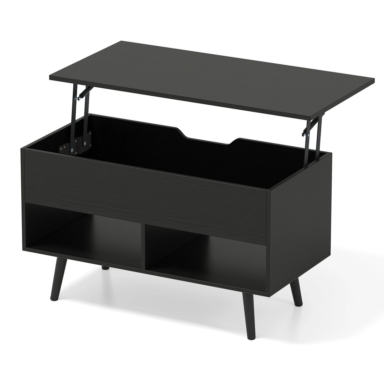 SlickBlue Lift Top Coffee Table with Hidden Storage Compartments