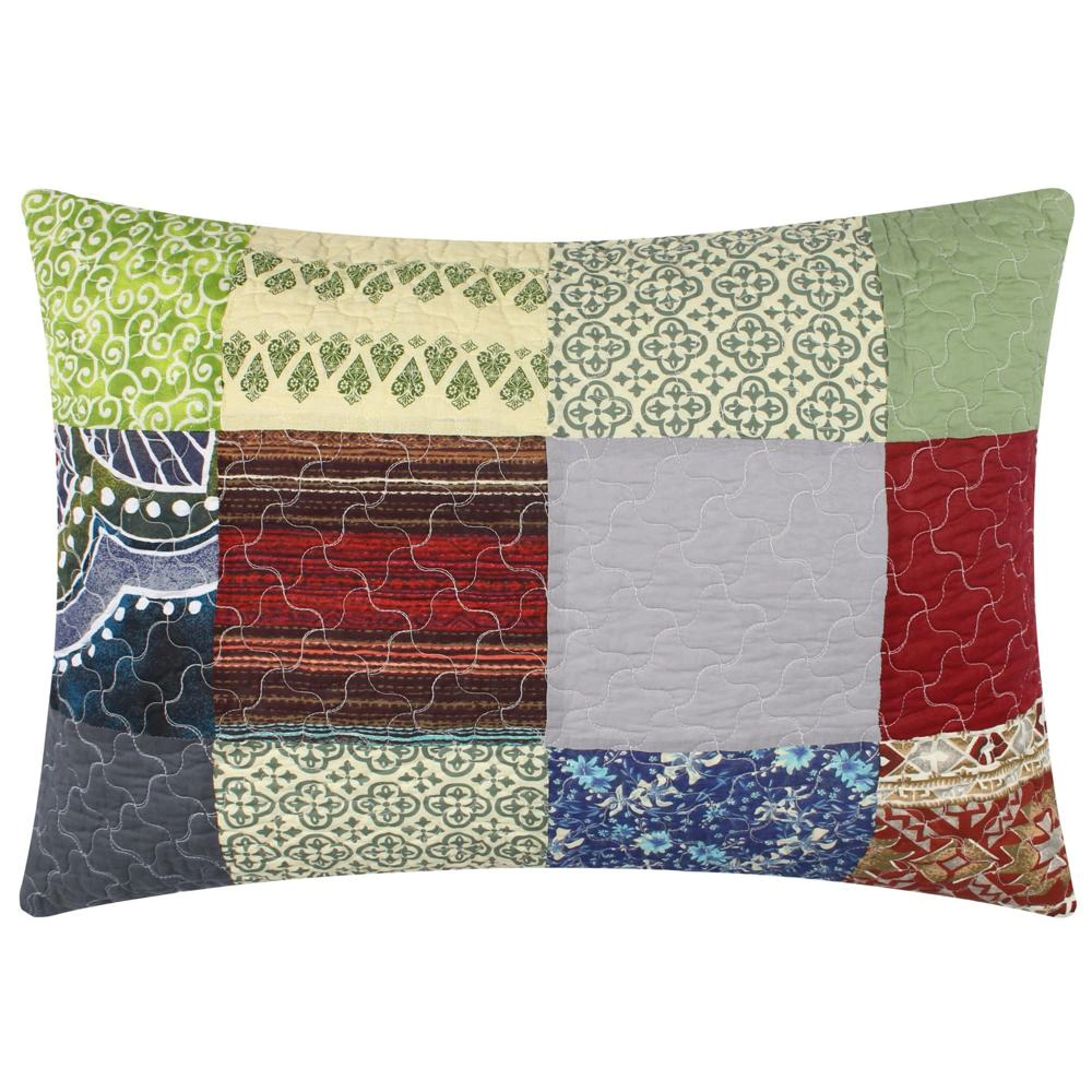 Greenland Home Fashions Renee Upcycle Luxurious Comfortable Ultra Soft Pillow Sham