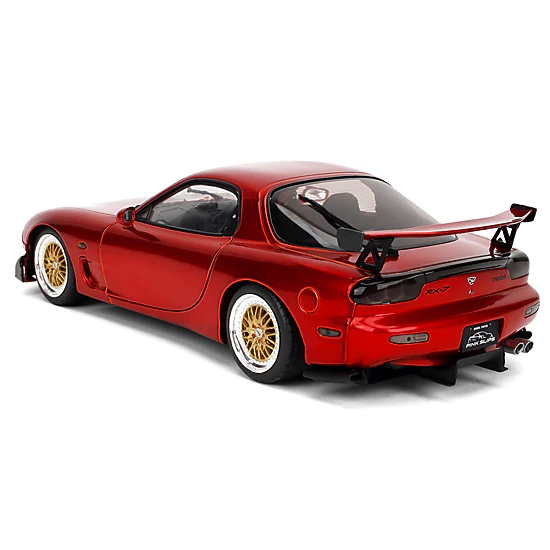 Jada Mazda Rx7 Type Rs (Fd3S) Rhd (Right Hand Drive) Orange Metallic "Pink Slips" Series 1/18 Diecast Model Car