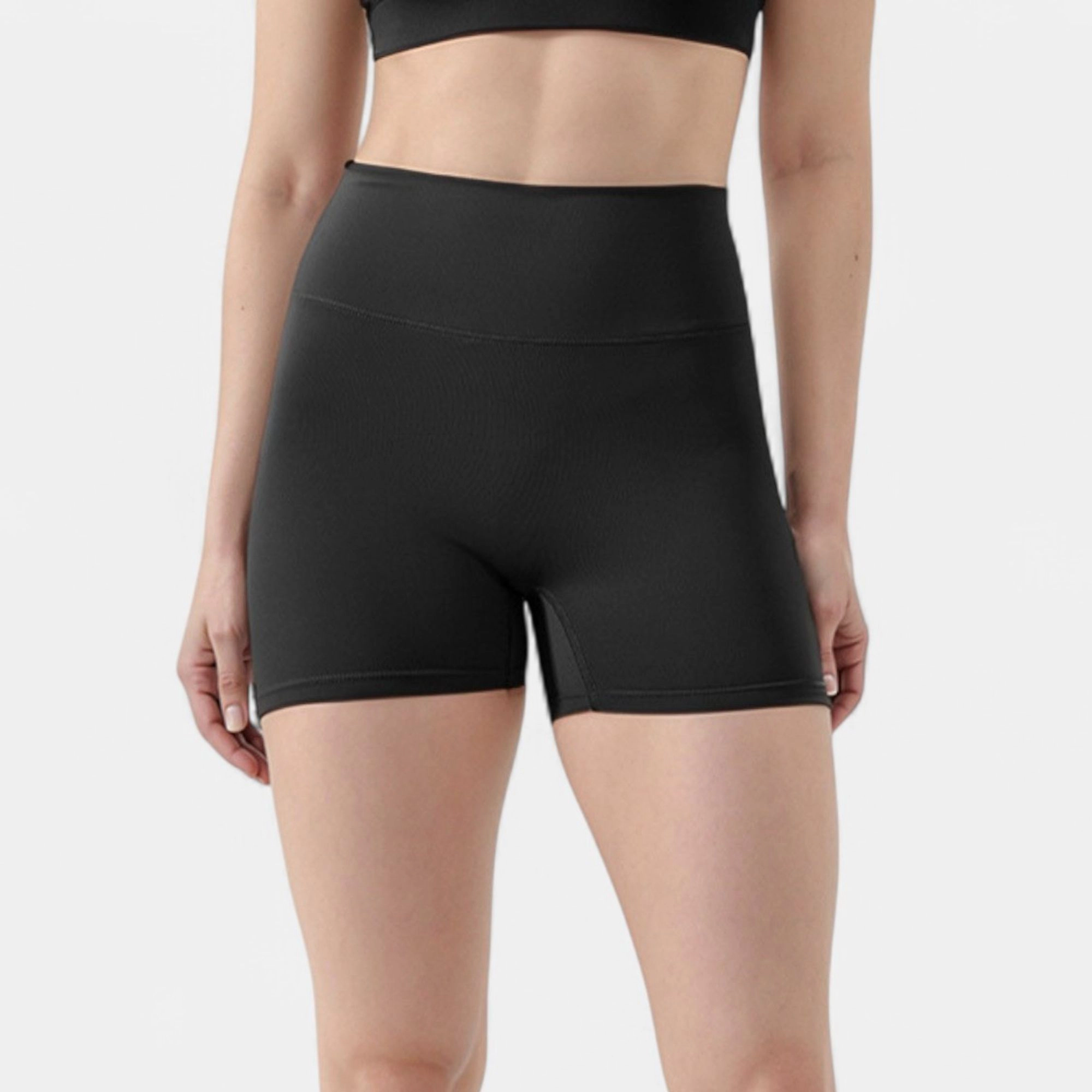 Anna-Kaci Women's High Waist Seamless Active Shorts with Smooth Finish and Body-Hugging Stretch Fit