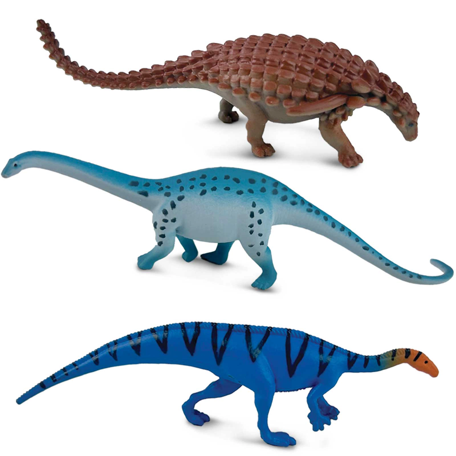 Safari Ltd. - Herbivorous Dinos TOOB - contains 11 Mini Figurines