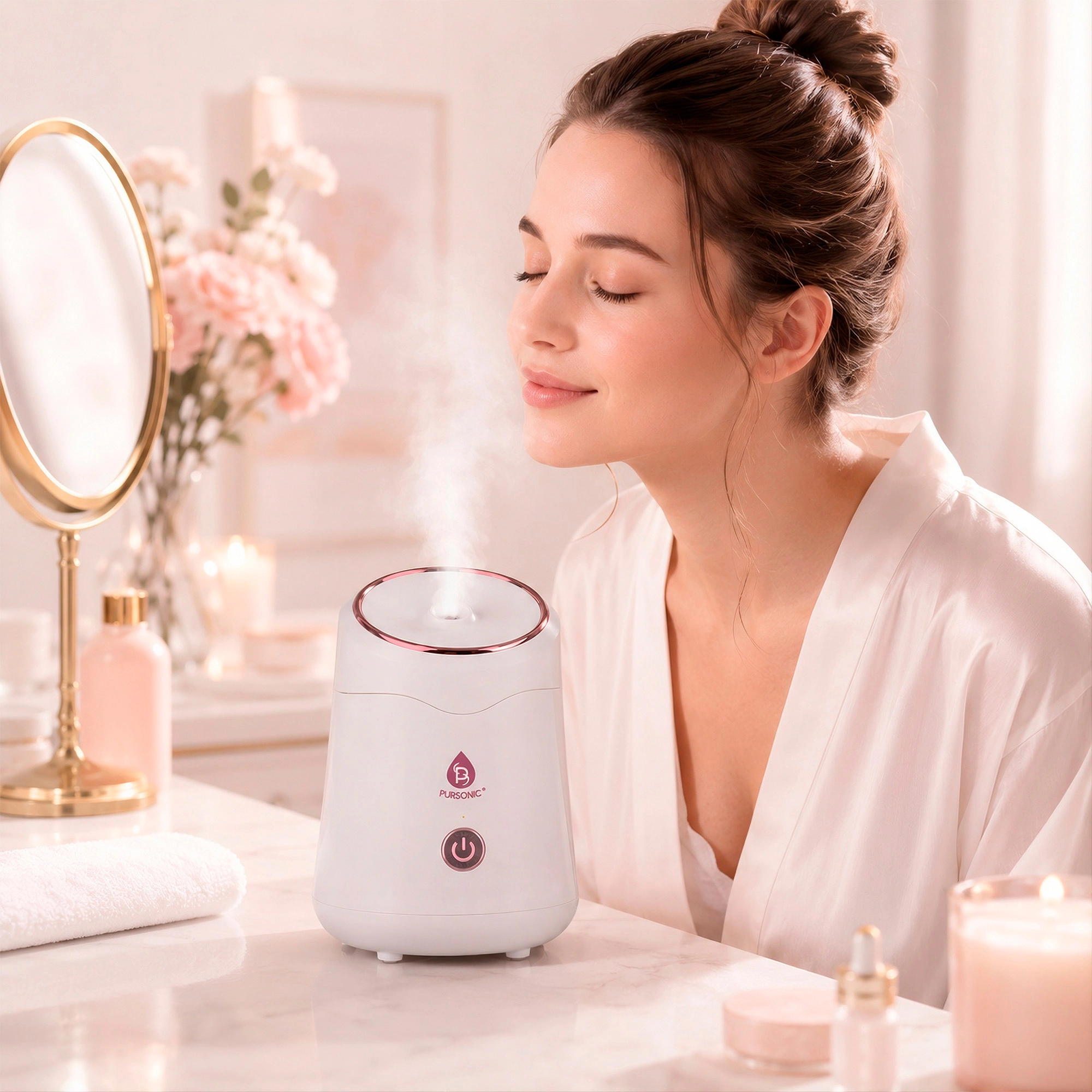 Pursonic Unisex Skincare Facial Steamer – Deep Cleansing, Hydration & Pore Care