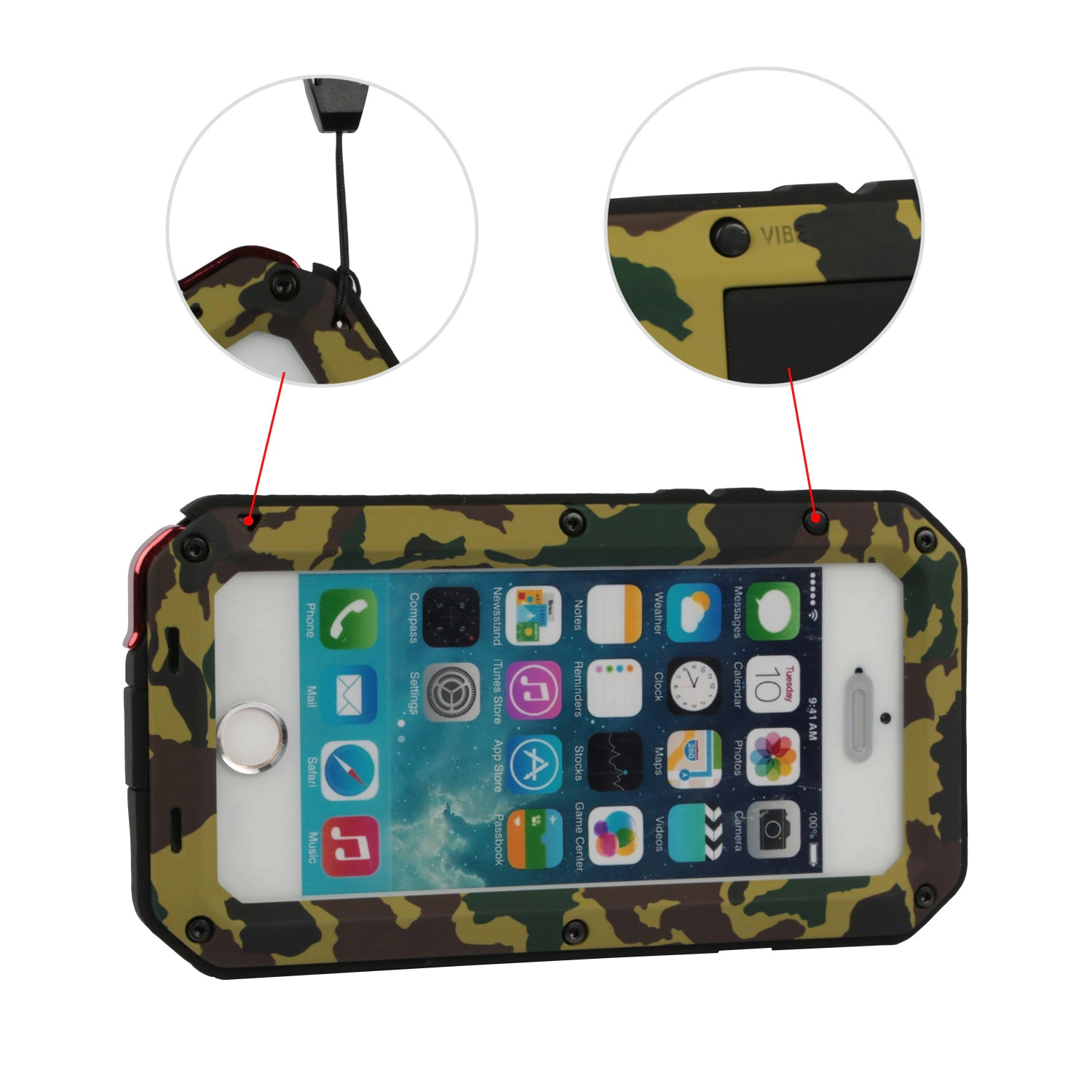 GBruno Shock-Resistant Hybrid Case For IPhone 6 Plus