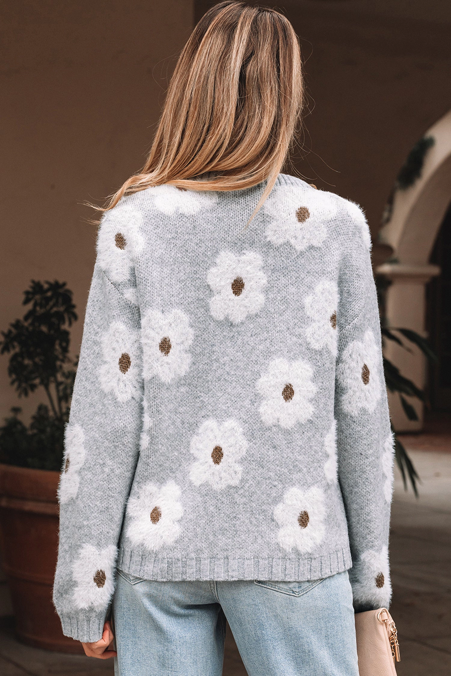 Threaded Pear Women's Ava Drop Shoulder Baggy Sweater
