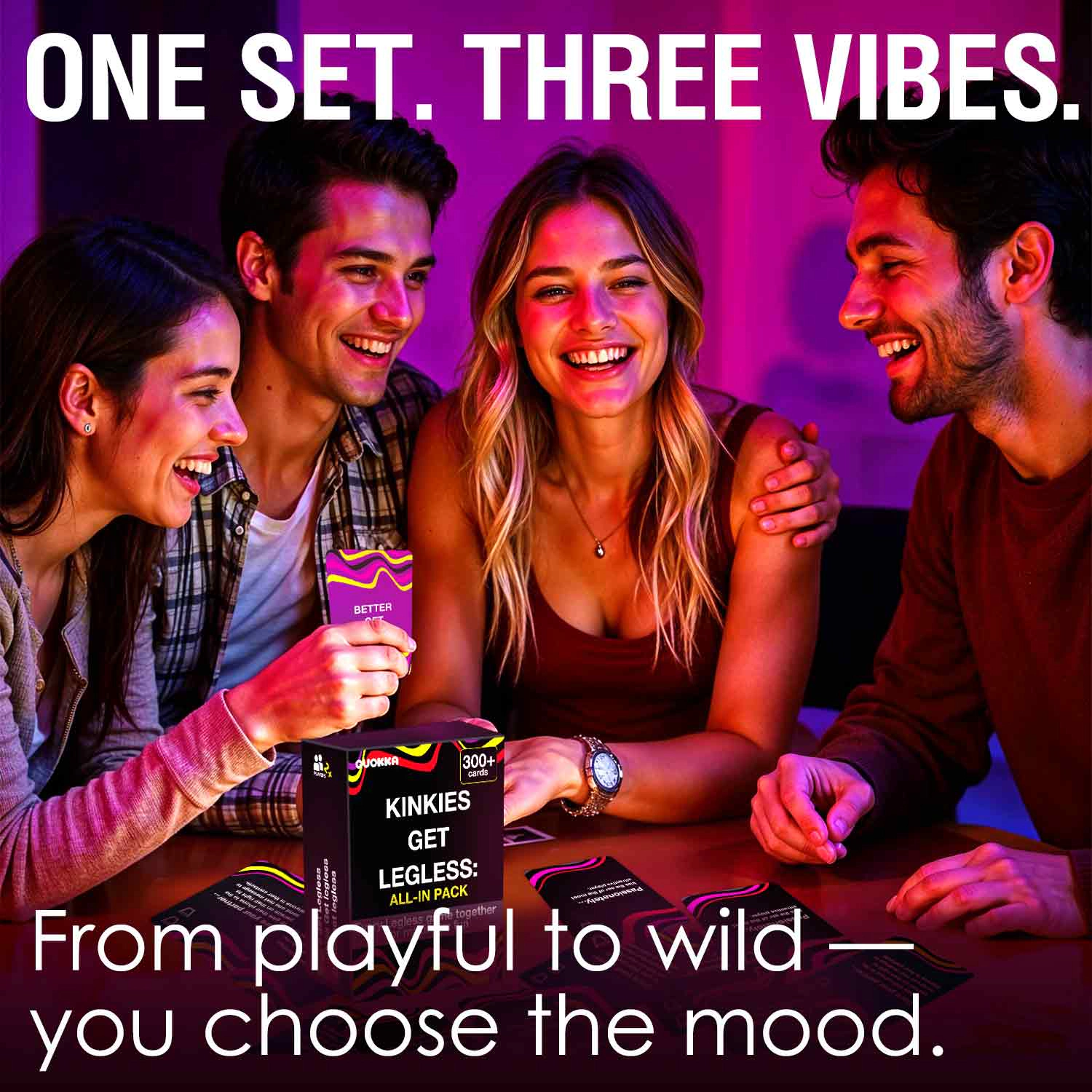 QUOKKA Card Game for Adults – Party with Conversation Challenges & Group Activities