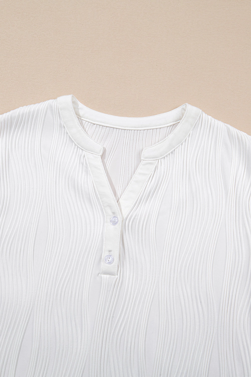 Threaded Pear Women's Raina Wavy Textured Tee
