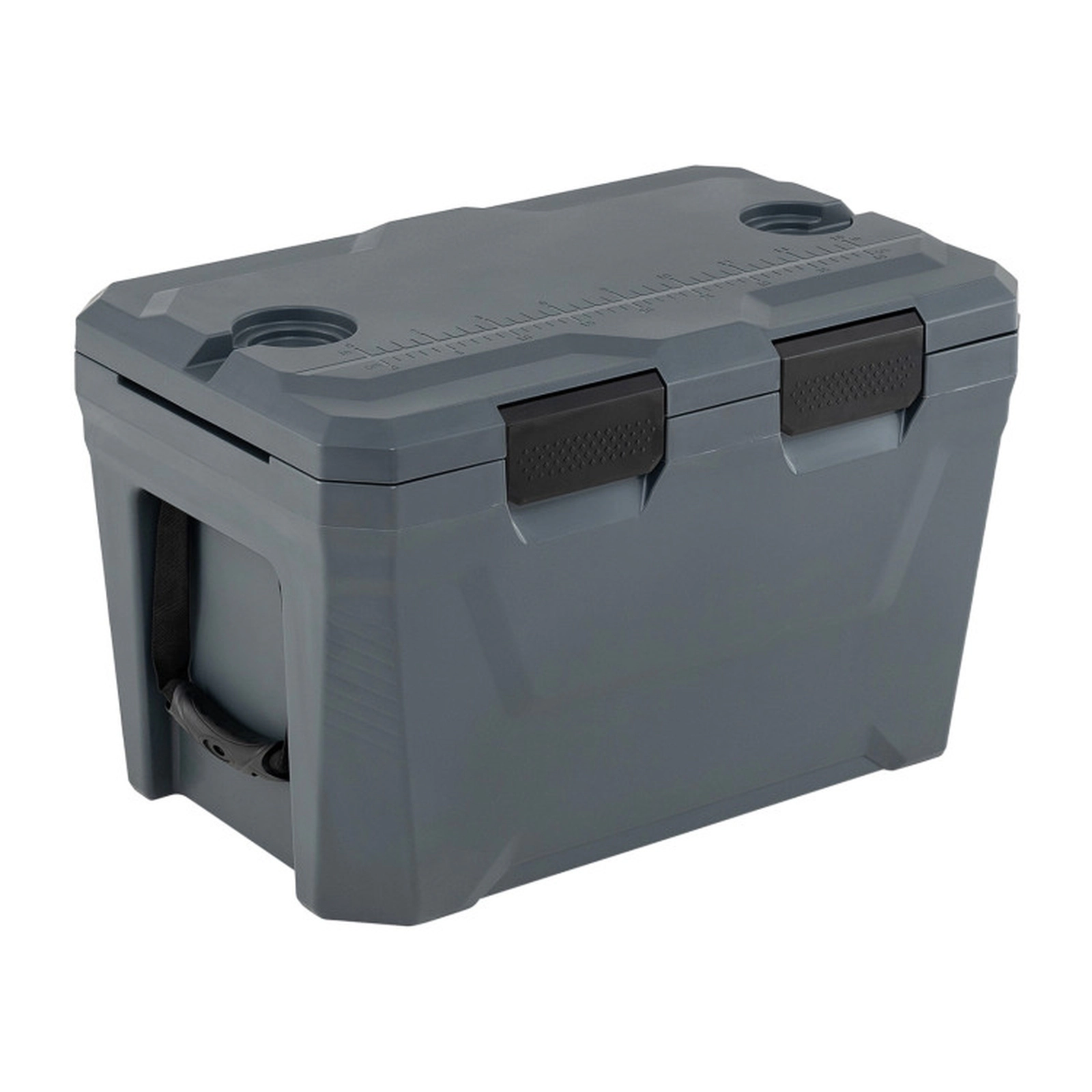 SUGIFT Triple-Insulated Portable Hard Shell Ice Chest Cooler 110-lb Capacity 37-Qt Blue Gray Pink Tan