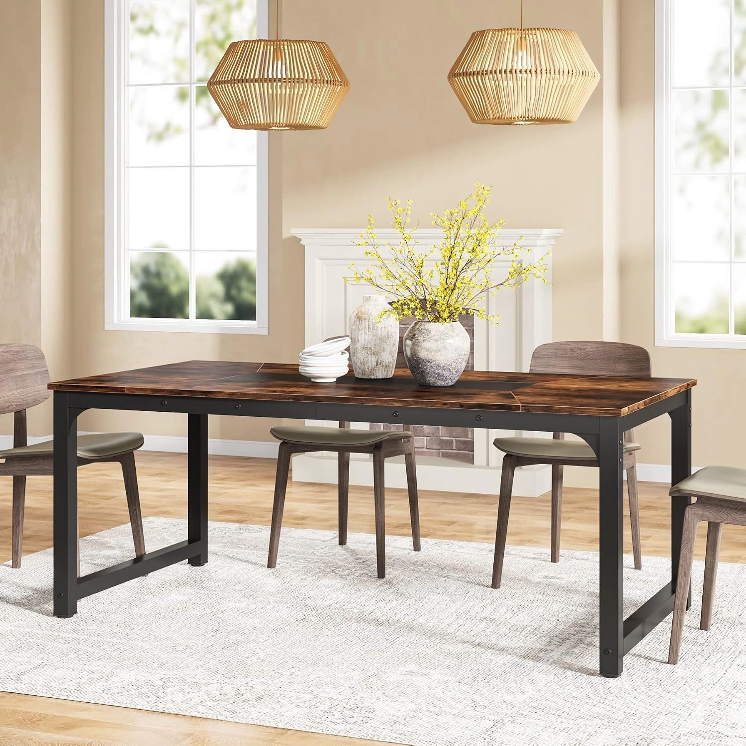 Tribesigns Modern Computer Desk Large Office Desk Computer Table