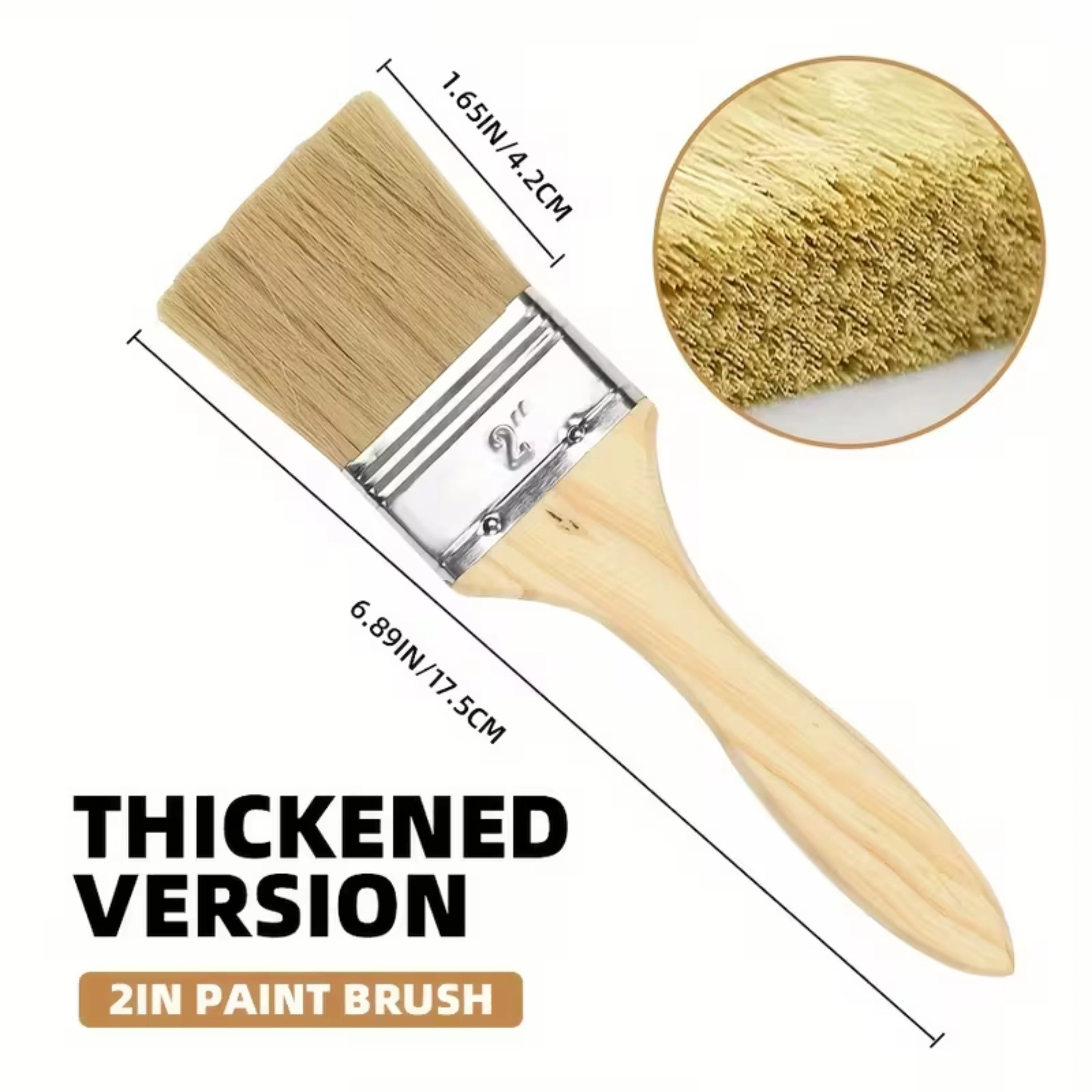 Kitcheniva 5 Pack Paint Brush With Wooden Handle