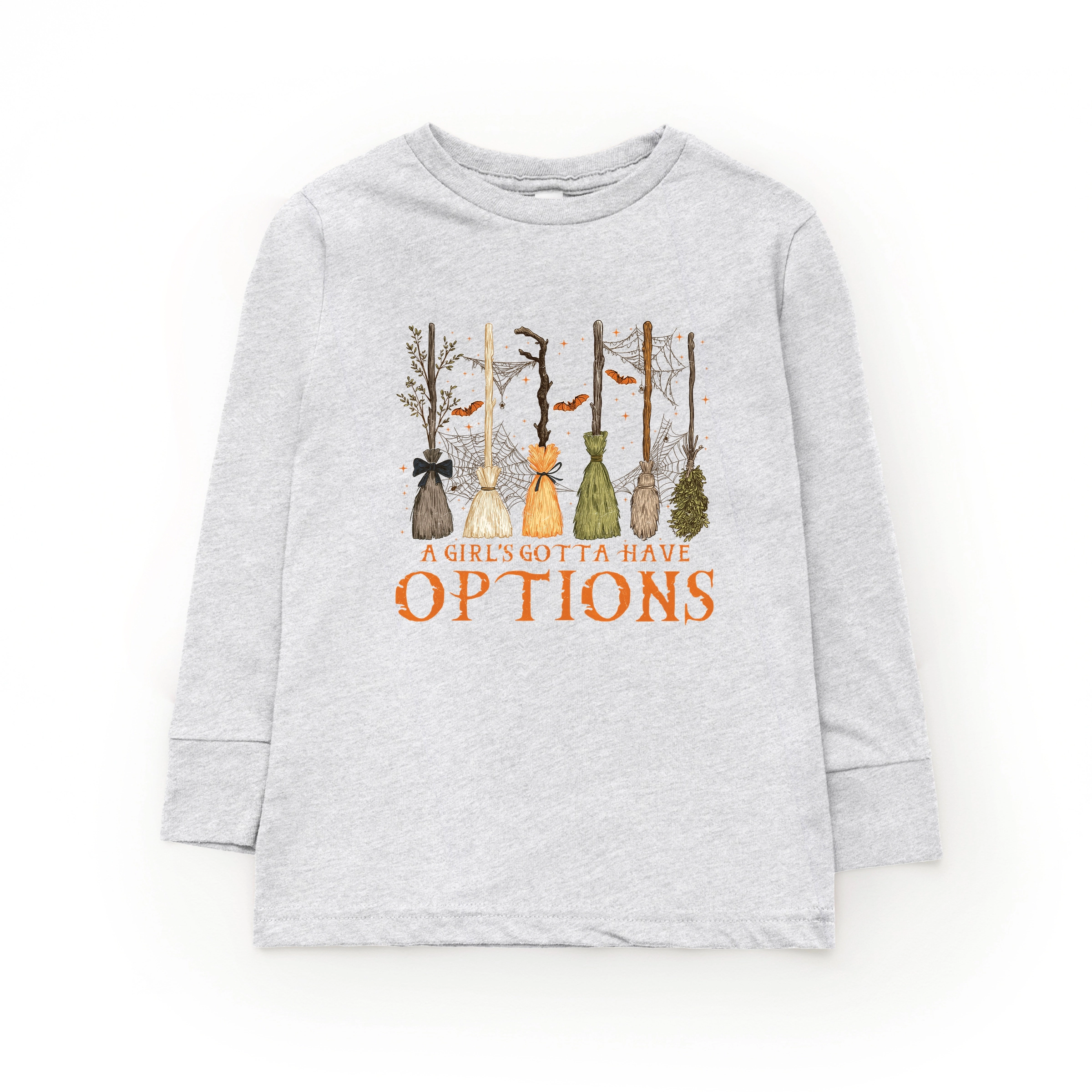 The Juniper Shop - Youth Long Sleeve Graphic T-Shirt Girl's Gotta Have Options