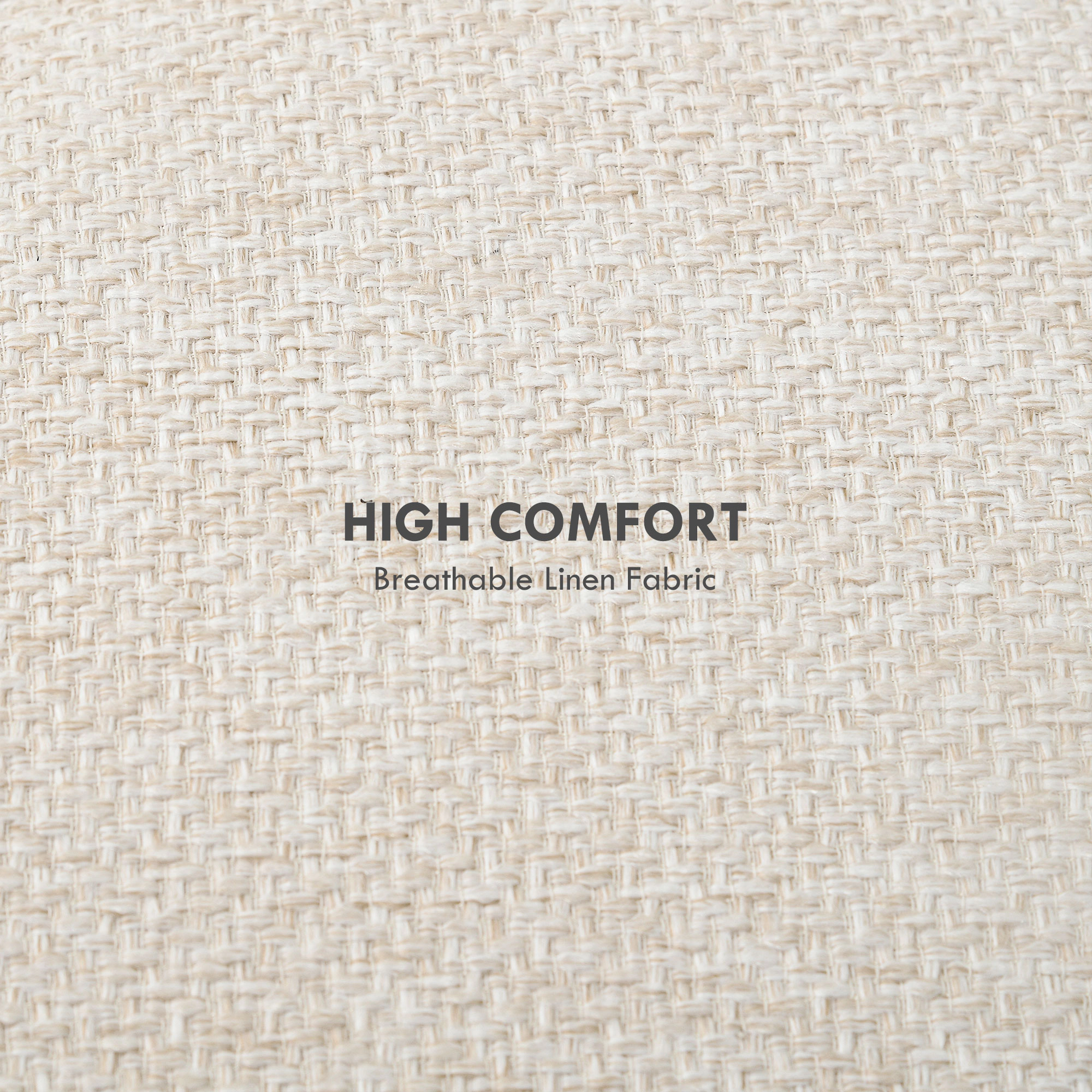 Hivvago Hidden Storage Ottoman Stool For Bedroom Or Living Room