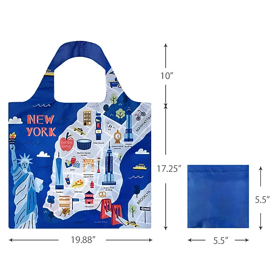 Wrapables Allybag Reusable Shopping Grocery Bags, 3 Pack, Coffee and ...