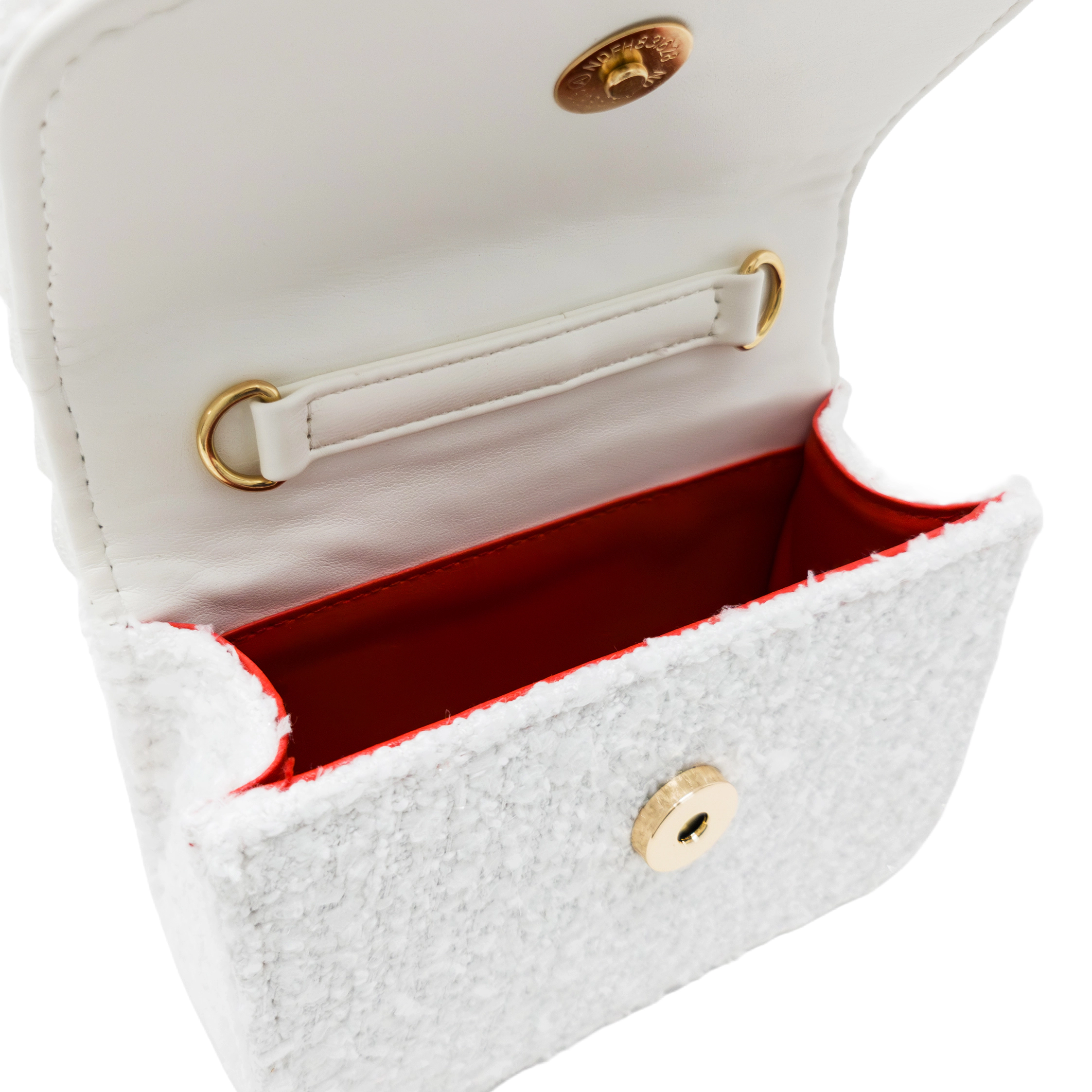 Puttisu Kids Royal Camellia Tweed Handbag