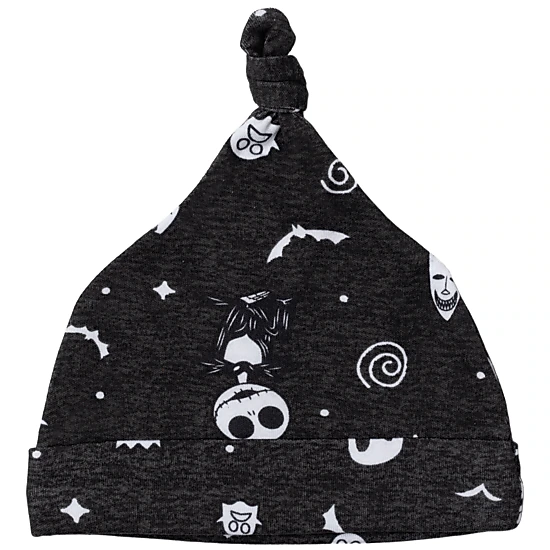 Disney Nightmare Before Christmas Baby Footed Pant and Bodysuit Set with Hat