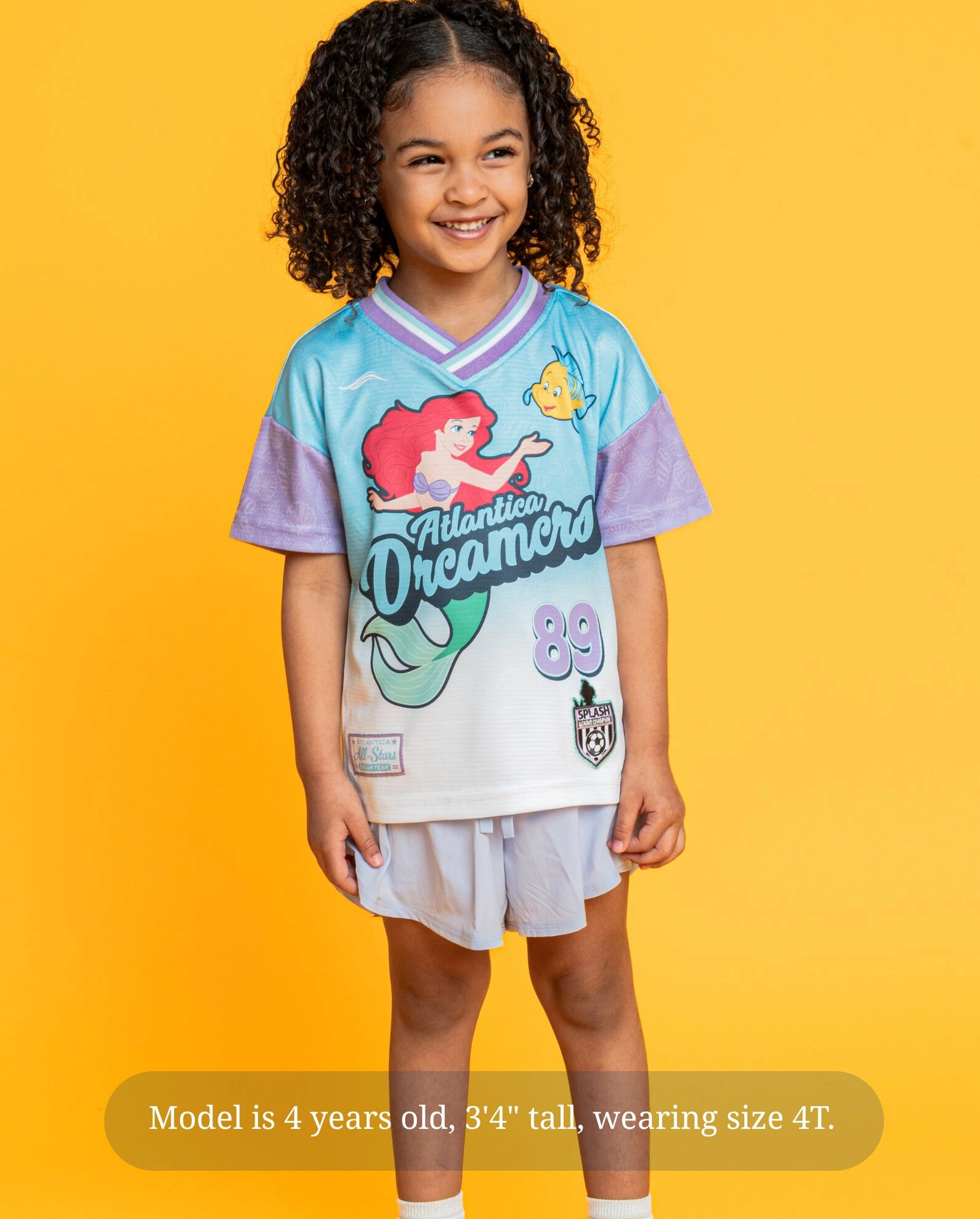 Disney Girls' Athletic Short Sleeve T-Shirt
