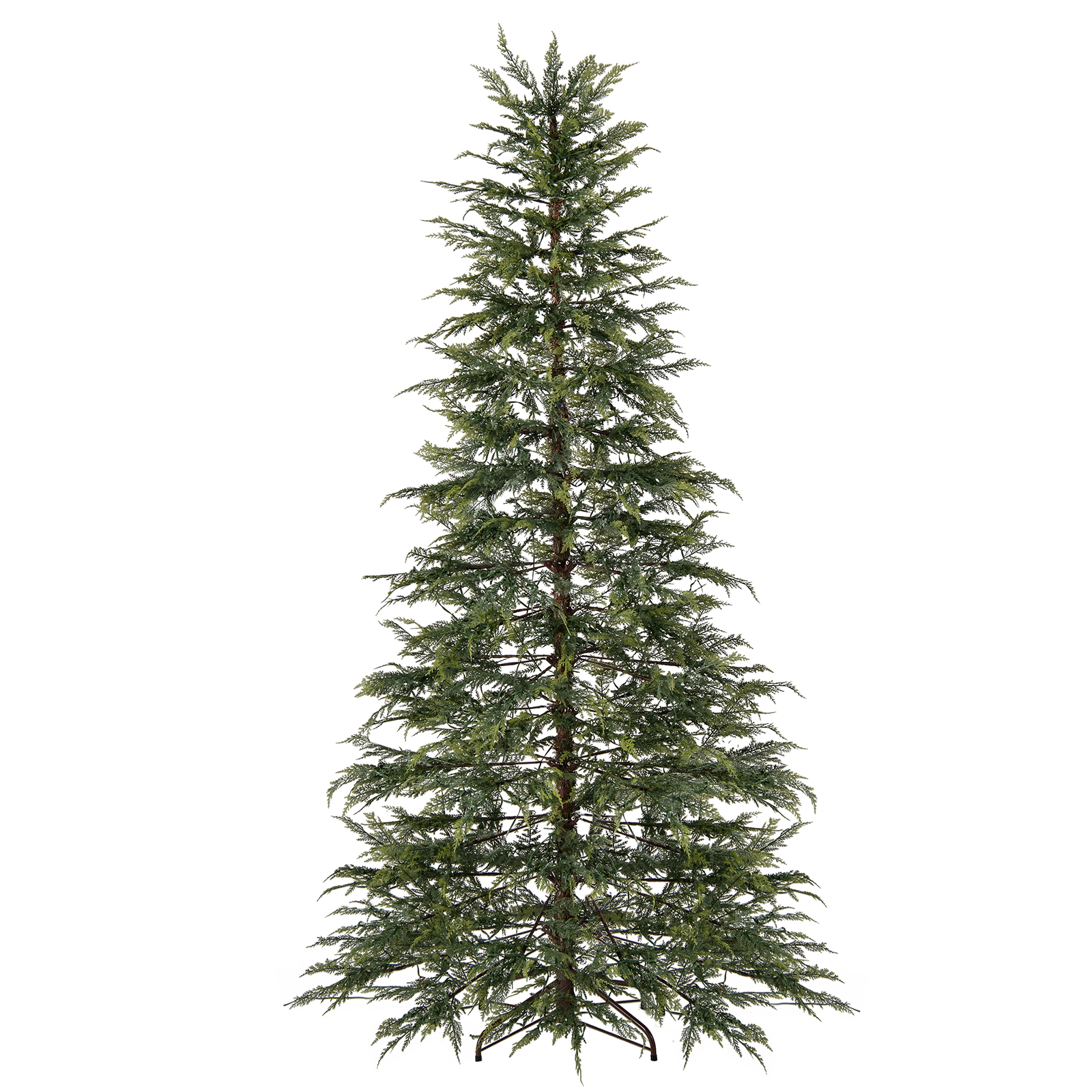 SUGIFT 7.5 ft Artificial Christmas Tree Pre-Lit with 725 Branch Tips and 500 Colorful LED Lights