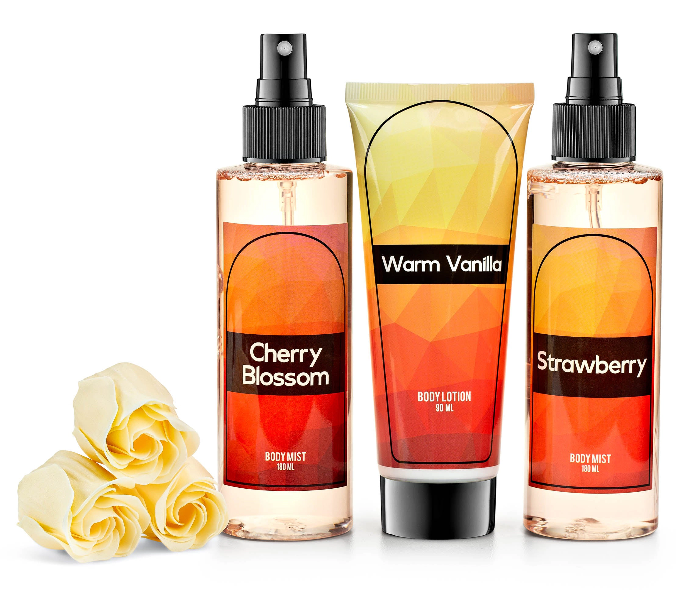 Freida and Joe  Women Cherry Blossom, Strawberry, Vanilla Body Splash Valentine's Gift