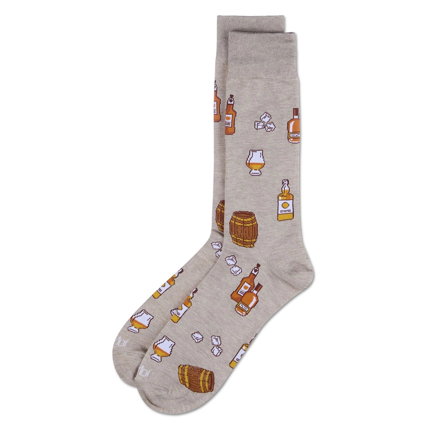 MeMoi Men's Whiskey Rayon From Bamboo Crew Socks