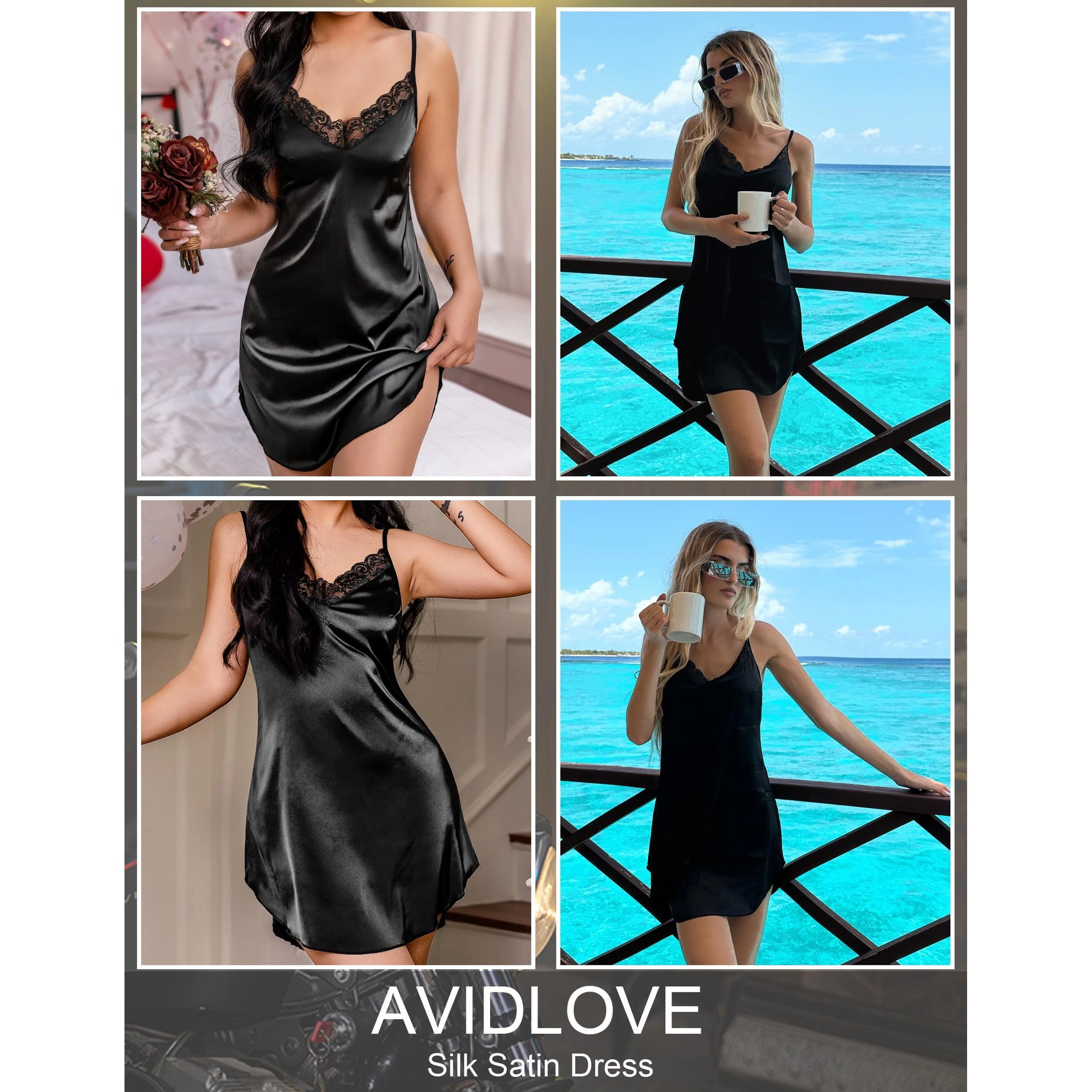 Avidlove Women's Lace Sleep Dress Negligee