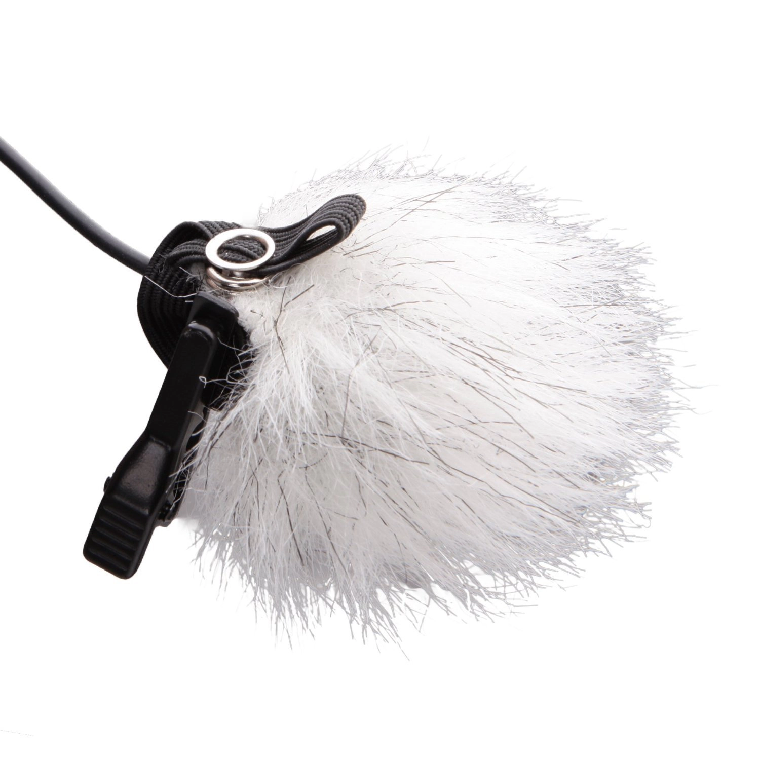 Movo WS10n Universal Furry Outdoor Microphone Windscreen Muff for All Lavalier Microphones (5 PACK)