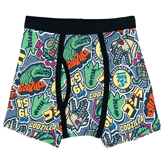 Godzilla Boys' Sensory Friendly 3-Pack Boxer Briefs