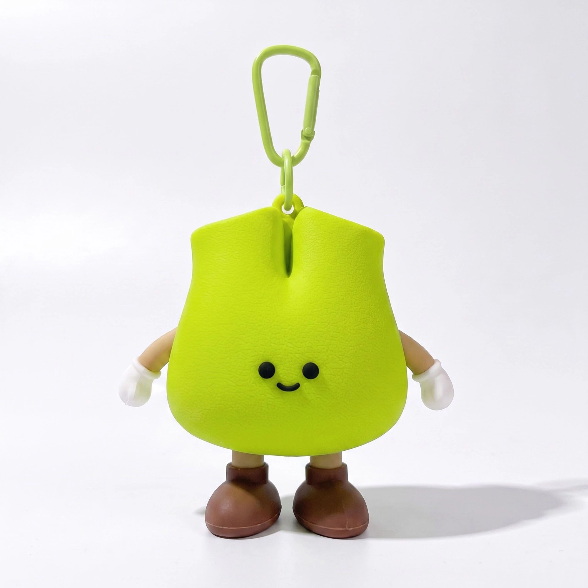Alilang Women's 2-Piece Womens Pouch Bag Charm with Hanging Clip and Character Design
