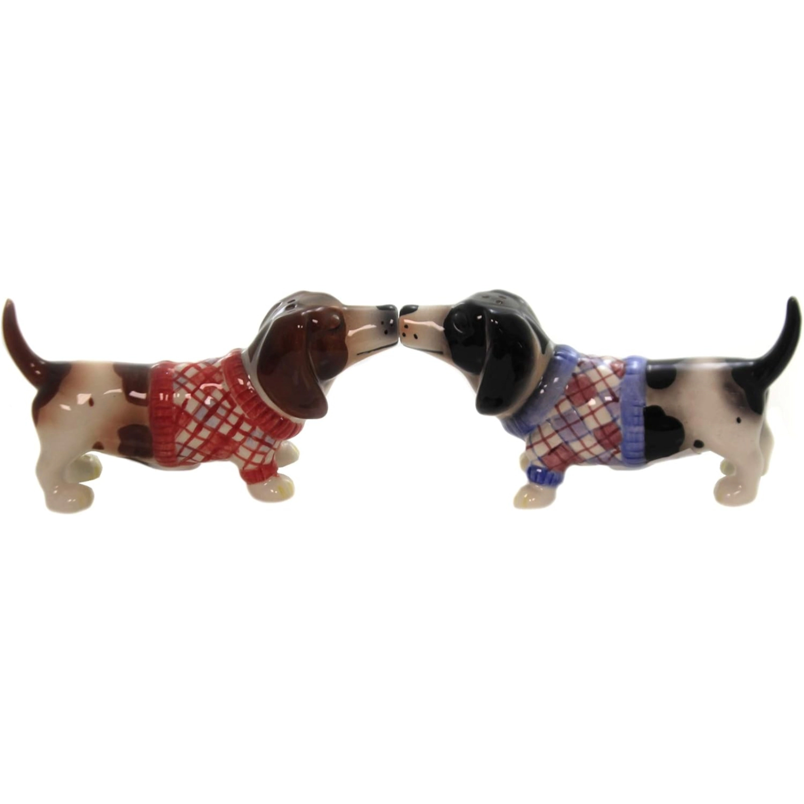 Pacific Giftware Nothing But a Hound Dog Ceramic Magnetic Salt and Pepper Shaker Set