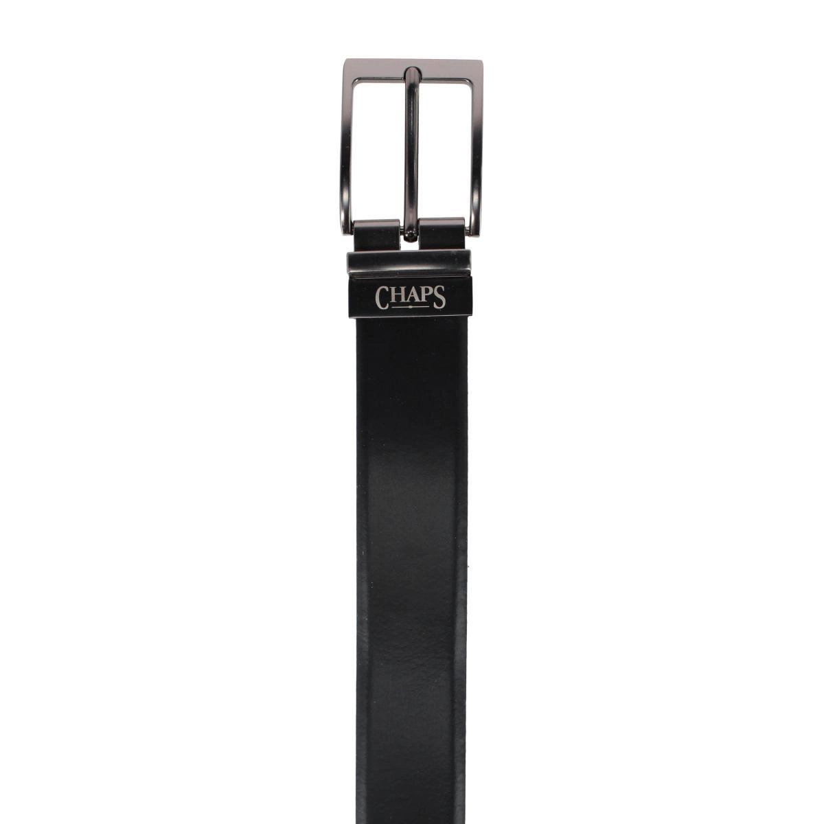 Chaps Men's 35mm Reversible Napa Leather Dress Belt