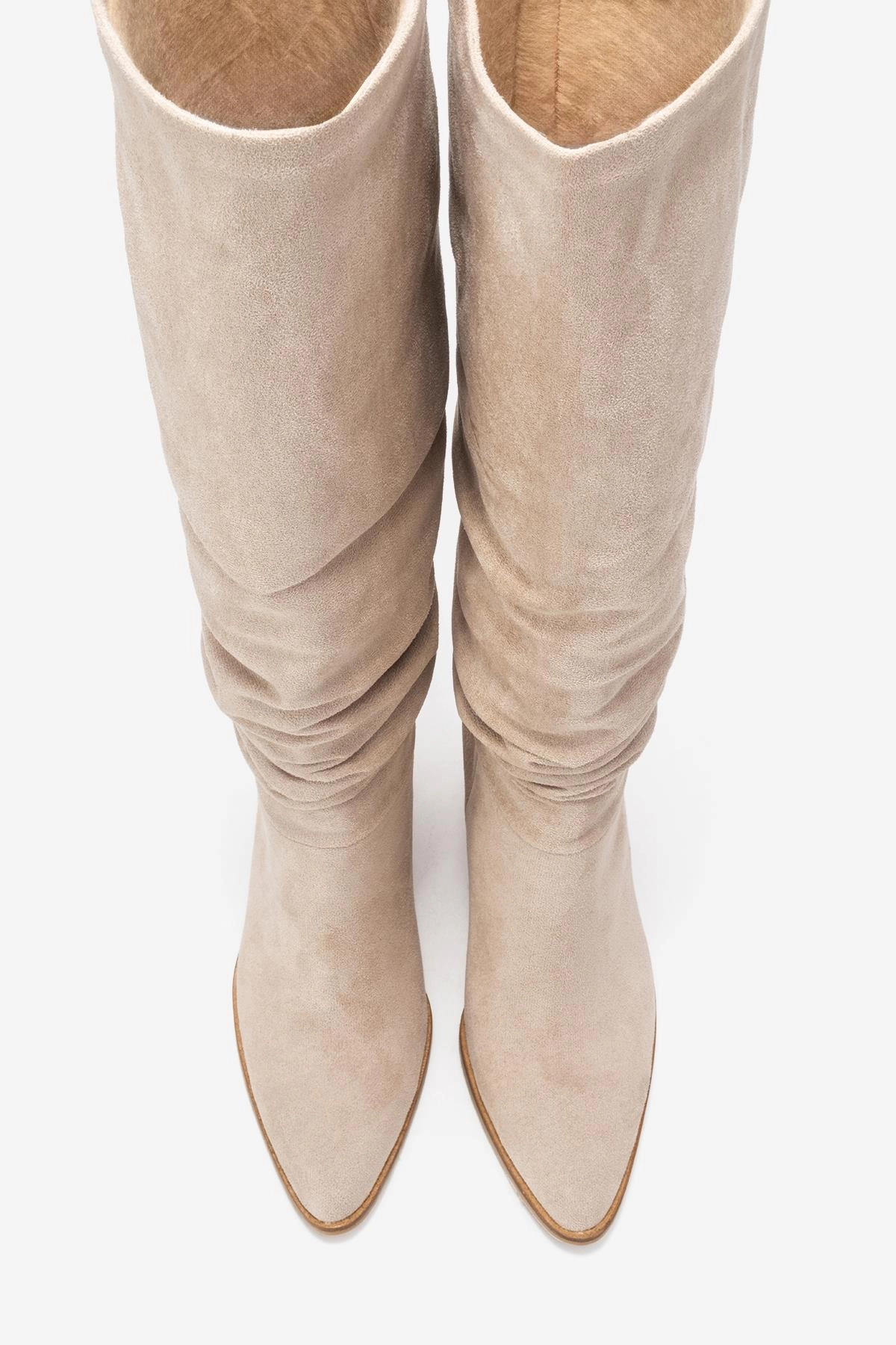 Prologue Shoes Womens Vianella Block Heel Knee High Boot