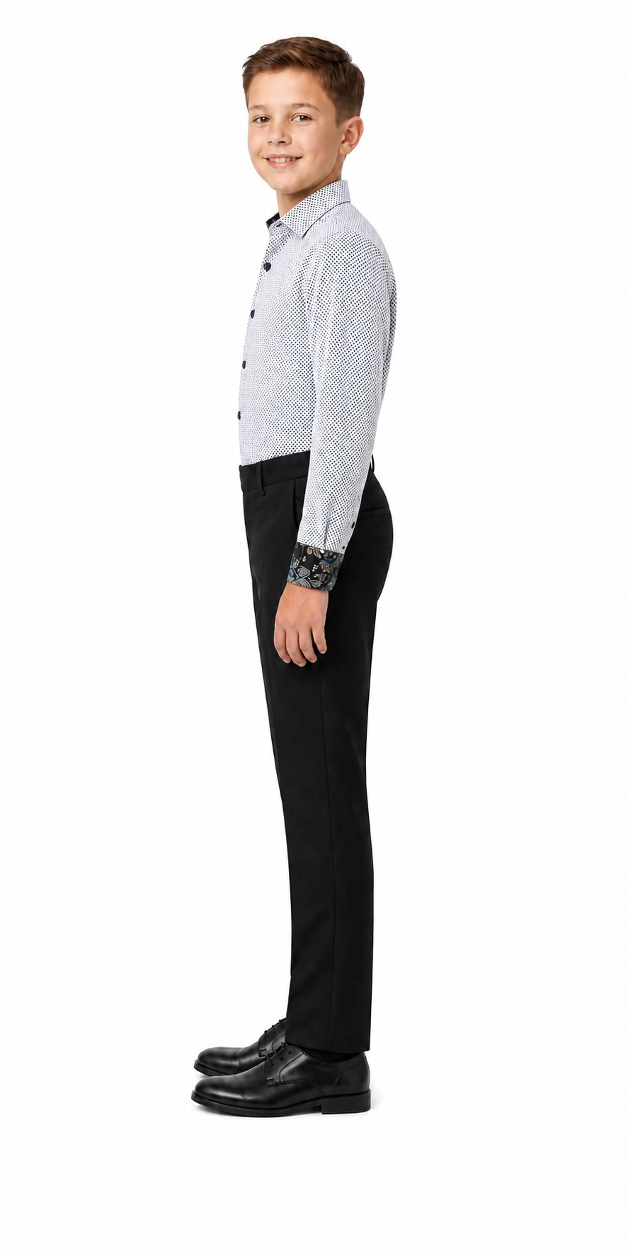Elie Balleh Boys Slim Fit Button-Down Shirt