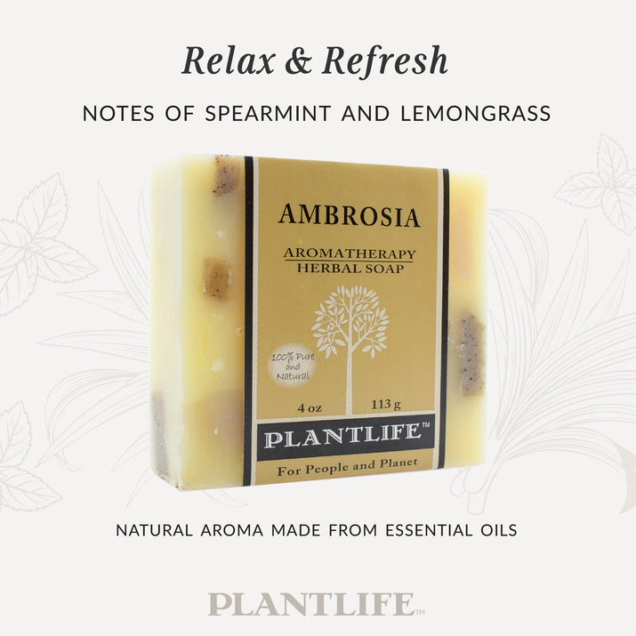 Plantlife Ambrosia Aromatherapy Herbal Soap
