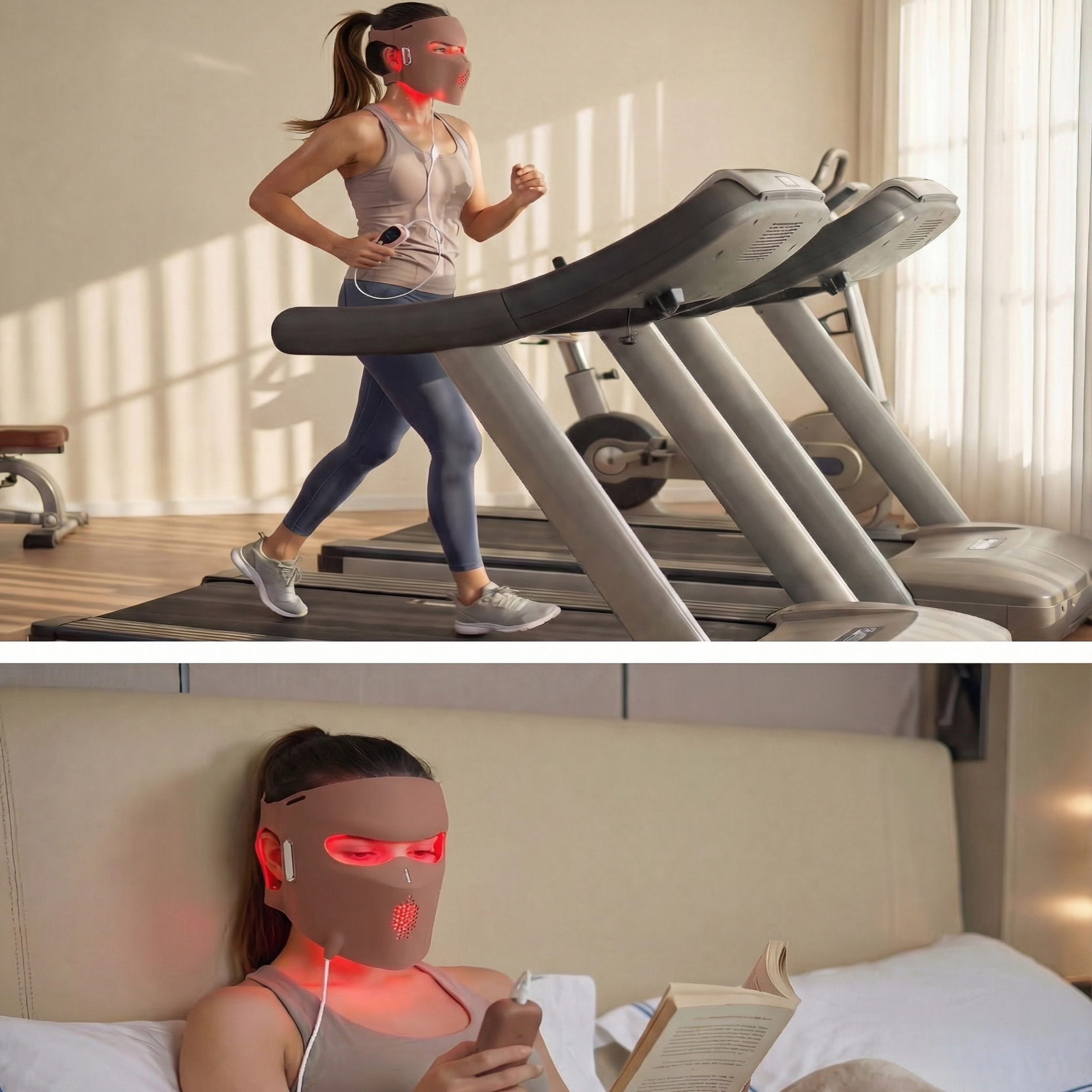 Lovery 4D Laser Light Therapy Face Mask - 8 x More powerful than LED - Professional At-Home Skin Rejuvenation