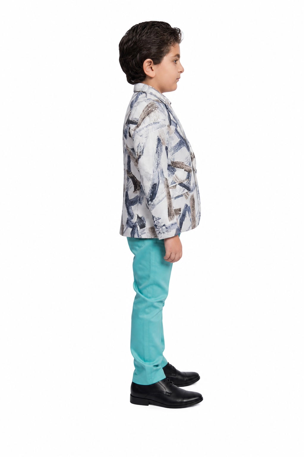 Elie Balleh Boys Slim Fit Classic Jacket