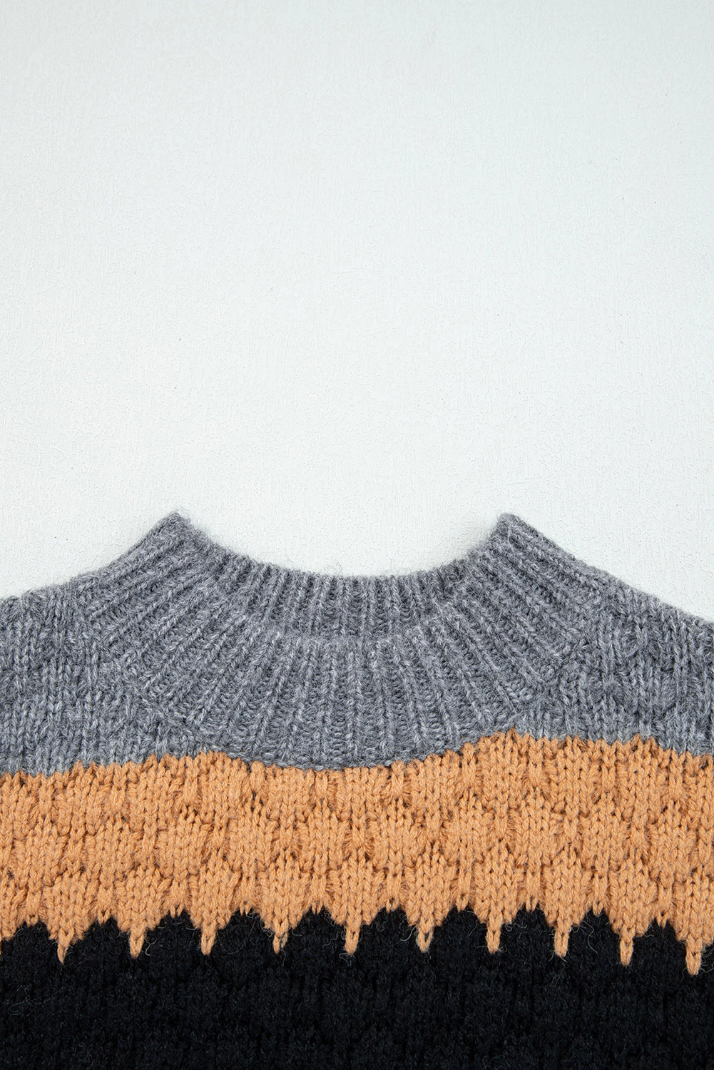 Threaded Pear Women's Abigail Block High Baggy Sweater