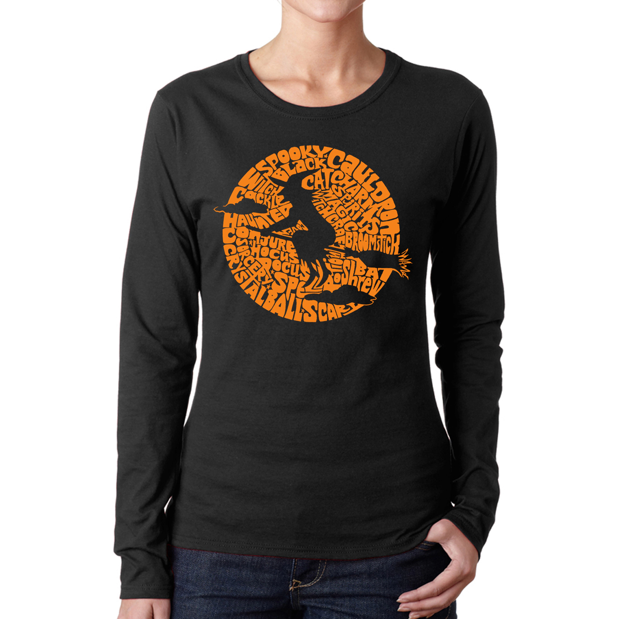 LA Pop Art Women's Word Long Sleeve T-Shirt