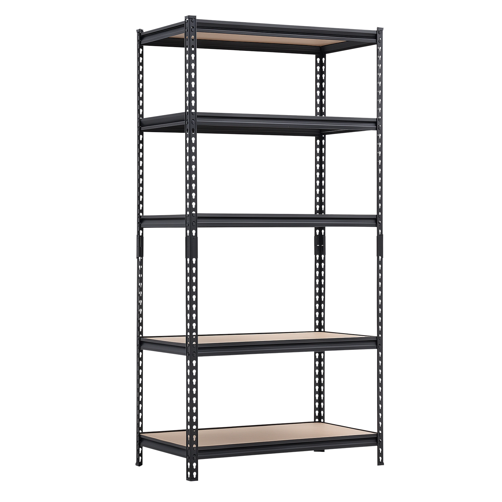 Flynama 5 Tier 47.5 x 18 in Stainless Steel Shelving 330 LB Per Shelf for Kitchen Commercial Office and Garage Storage