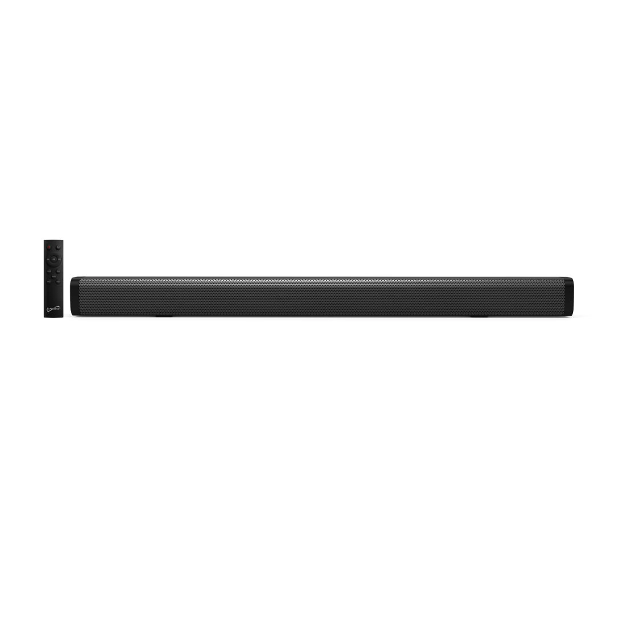 Super Sonic 30 Inch Dual Aux Optical 2.0 Bluetooth Soundbar With Remote in Black
