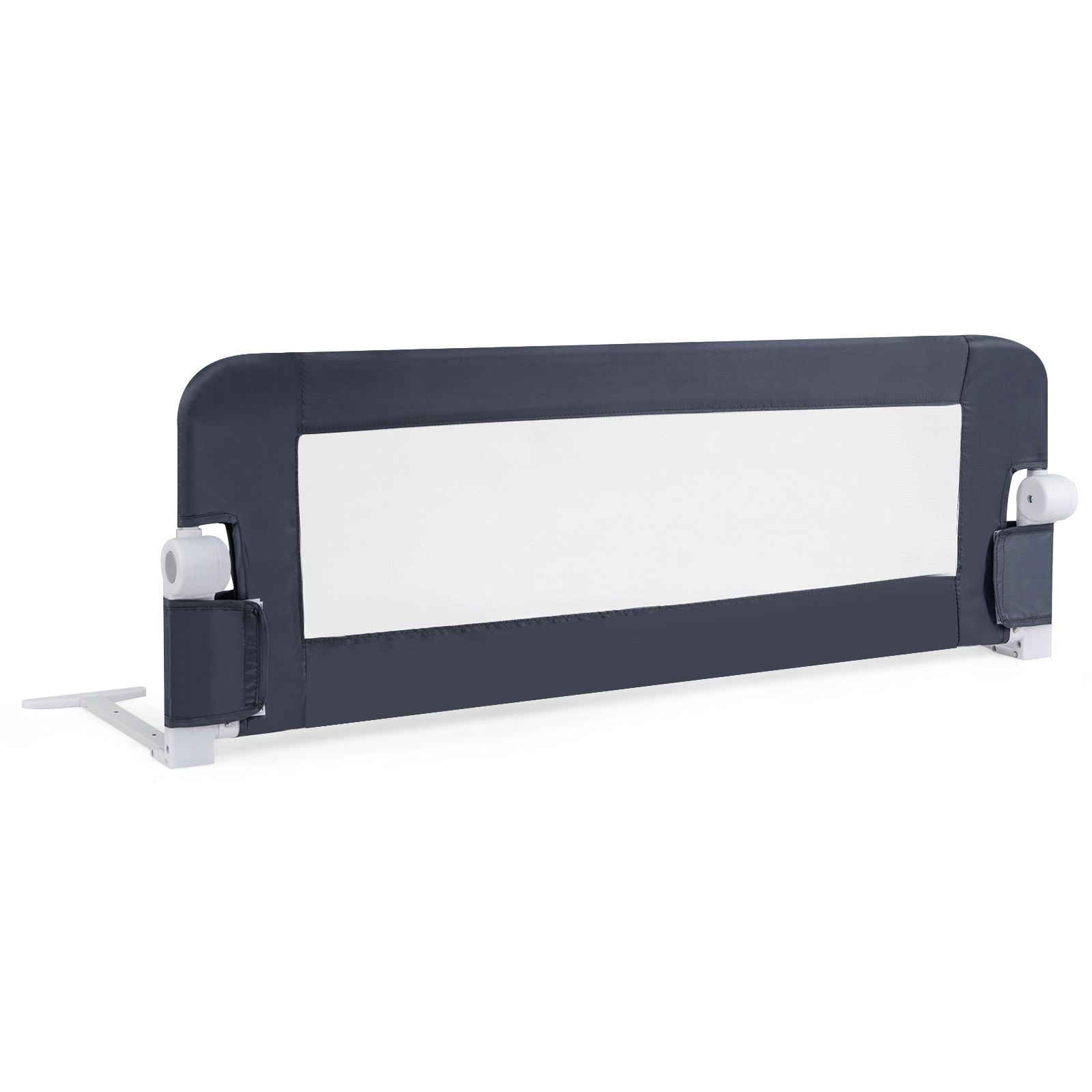 SlickBlue Toddler Bed Rail Guard with Foldable Safety Design