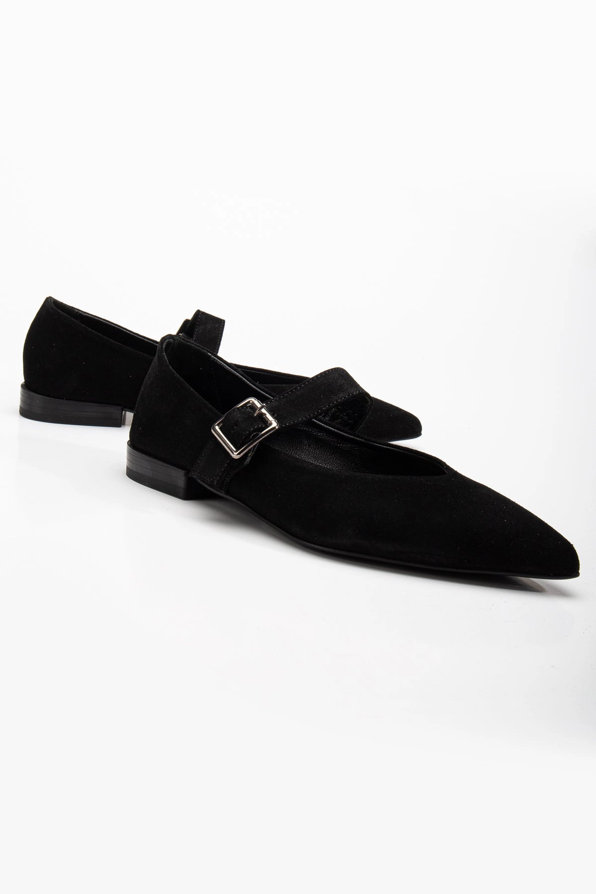 Forever & Always Womens Willow Leather Mary Jane Flats