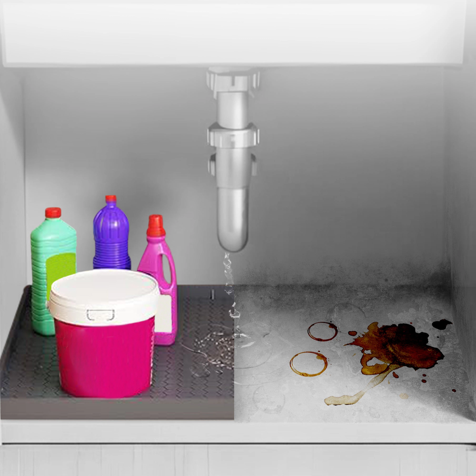 Cheer Collection Premium Silicone Undersink Mat – Waterproof
