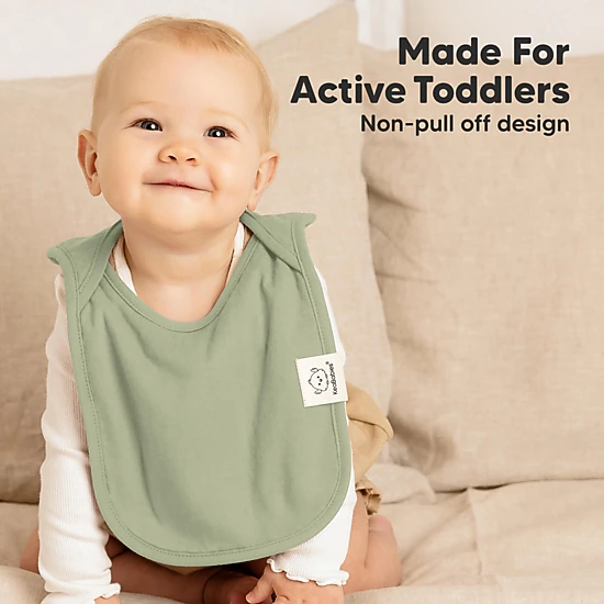 KeaBabies 8-Pack Hallo Drool Bibs