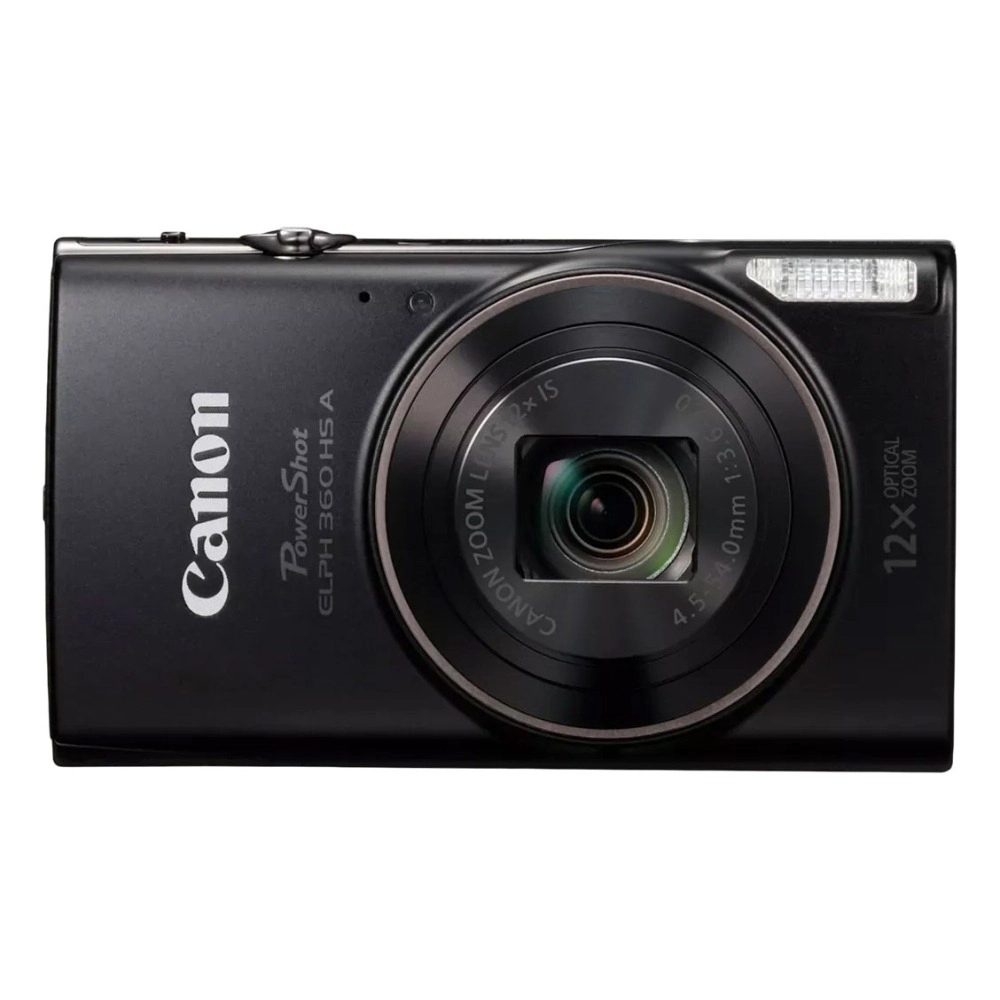 Canon PowerShot ELPH 360 HS A Digital Camera (Black)