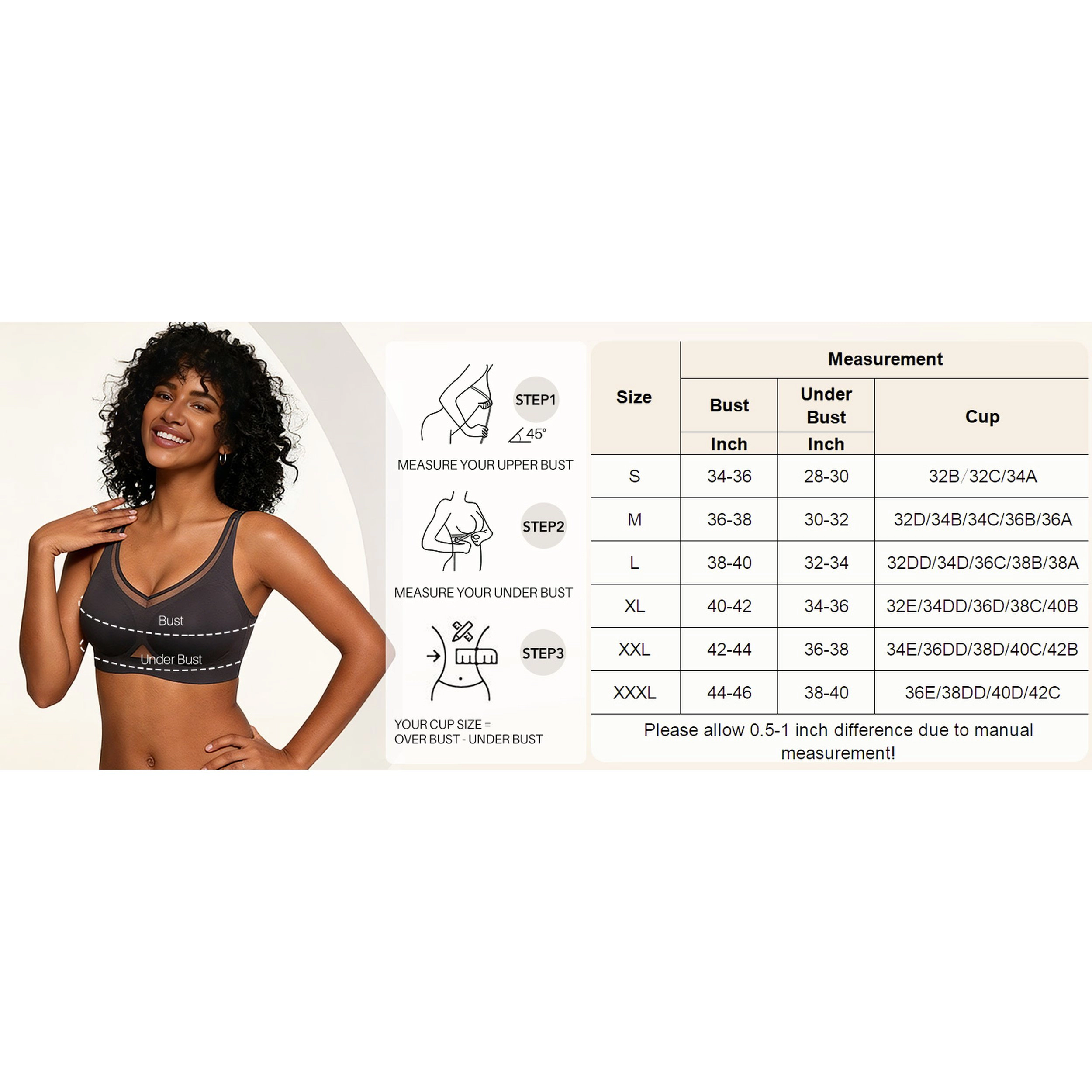 Avidlove Women's Jelly Mesh Wireless Full Coverage Padded Bralette